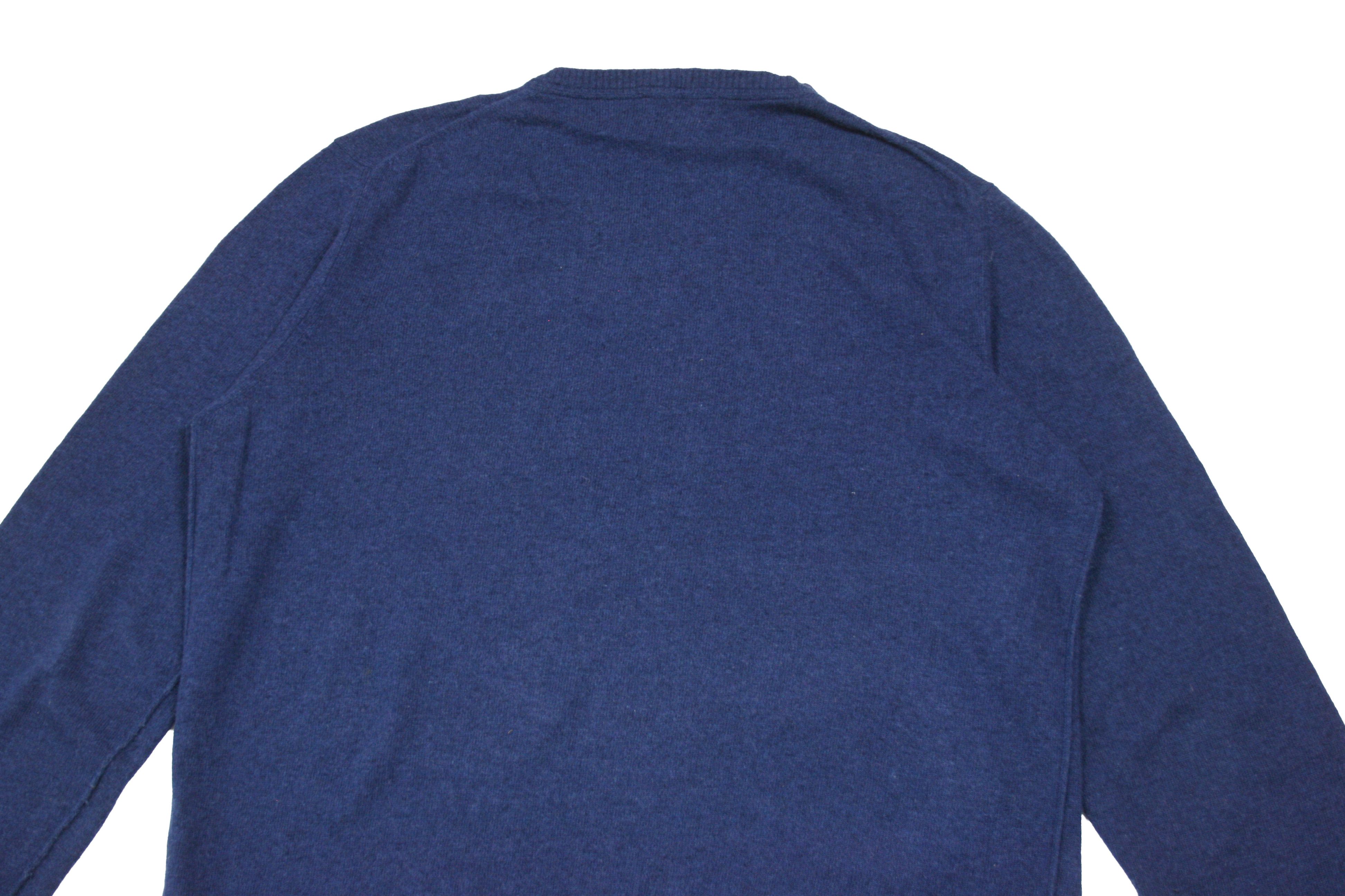 00S Big Logo Wool Knit Sweater Vintage