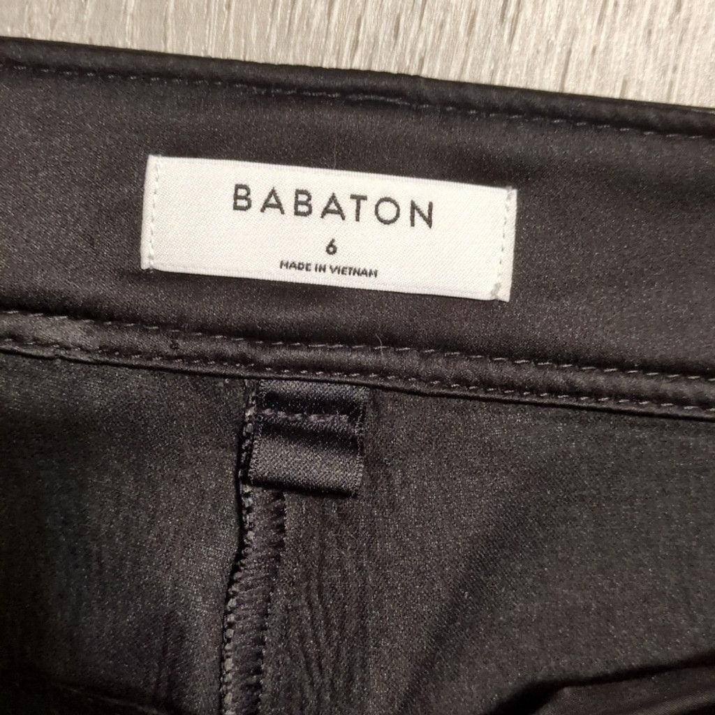 Aritzia BABATON x ARITZIA Command Crop Vegan Leather Pants Size 6 Size 28" / US 6 / IT 42 - 4 Thumbnail