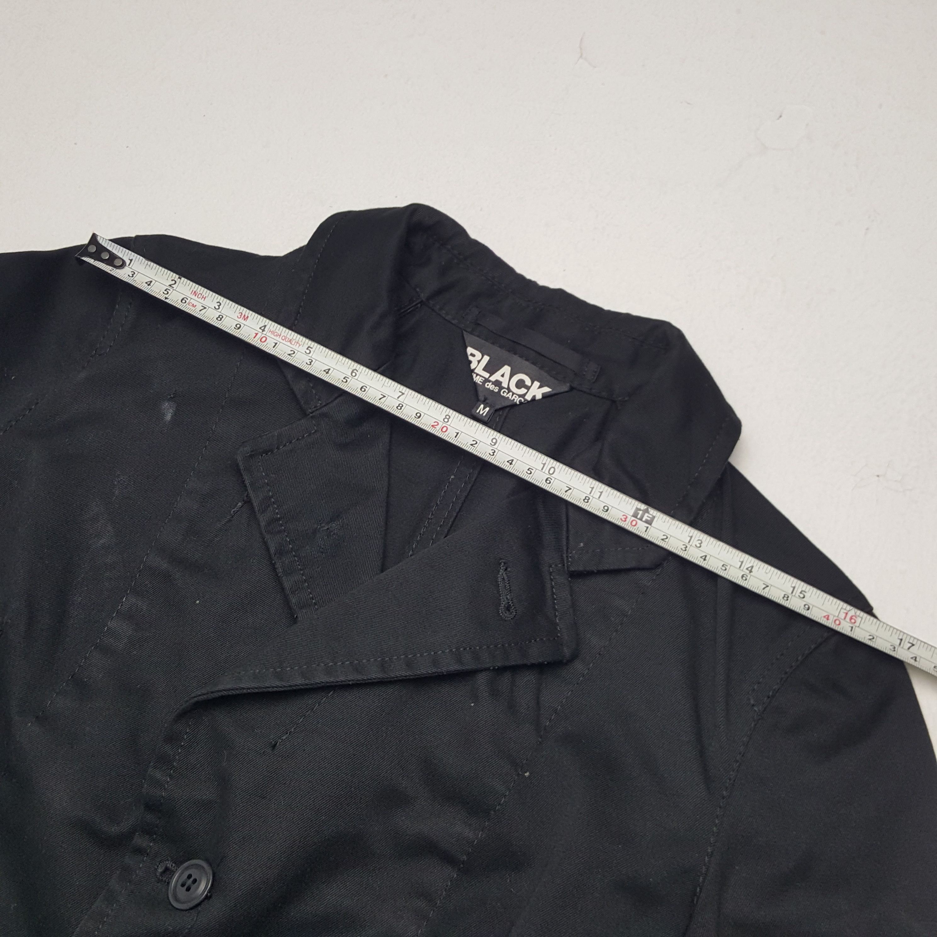 Comme des Garcons × Japanese Brand × Vintage Vintage Black Comme des Blazer Coat Jacket Size US XS / EU 42 / 0 - 4 Thumbnail