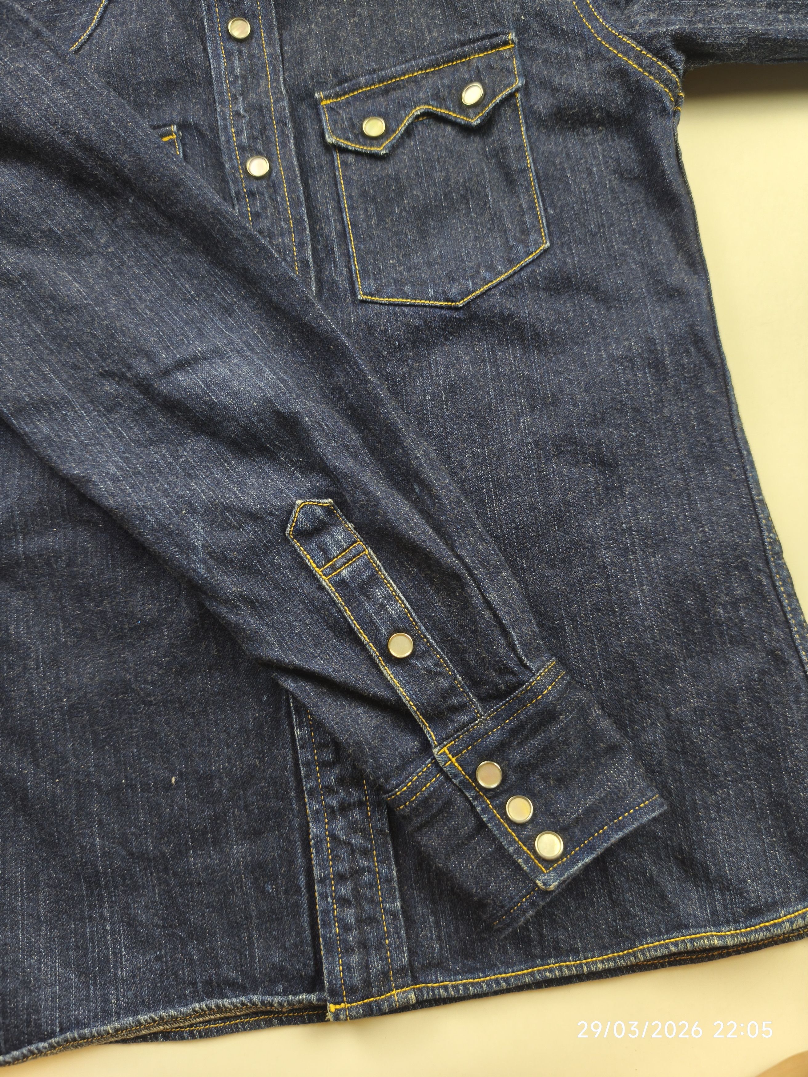The Flat Head The flat head 7002W sawtooth western denim shirt 12oz Size US S / EU 44-46 / 1 - 19 Thumbnail