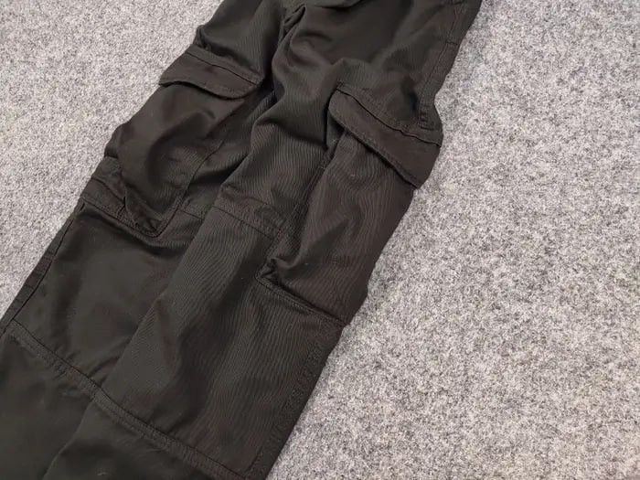 Japanese Brand Vintage Japanese Dark Oliver Cotton Cargo Pants Y2K Style Size US 34 / EU 50 - 5 Thumbnail