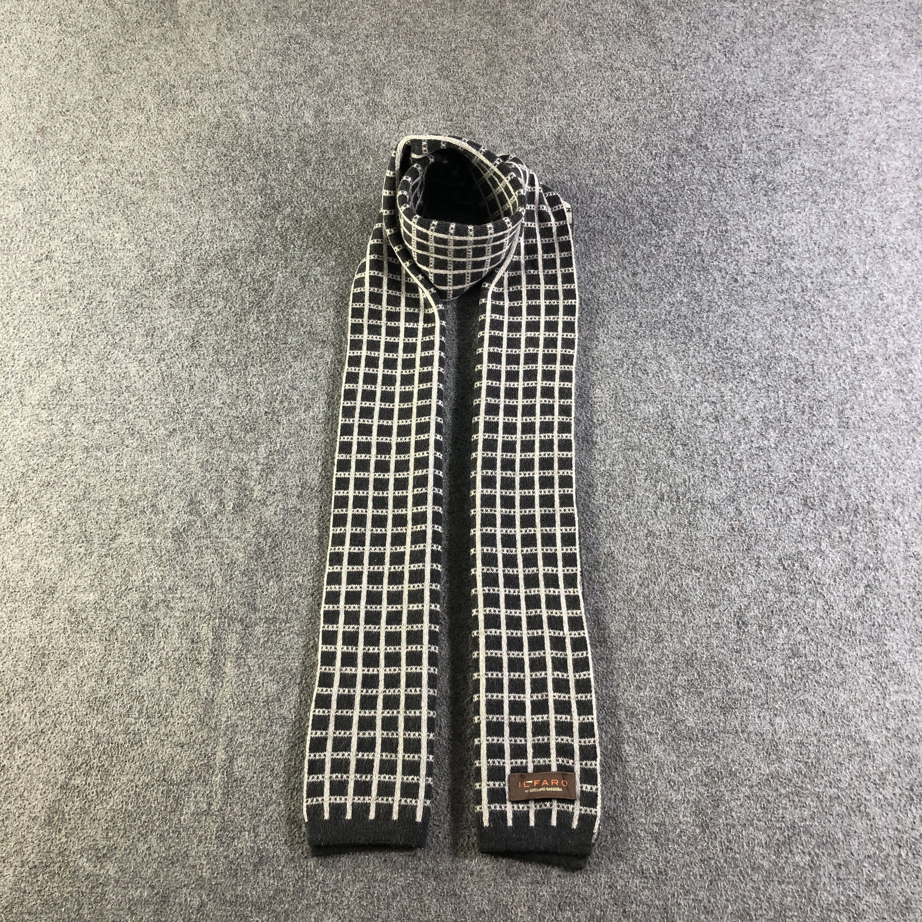 Luciano Barbera Luciano Barbera Wool Scarf Muffler V2739 Size ONE SIZE - 1 Thumbnail