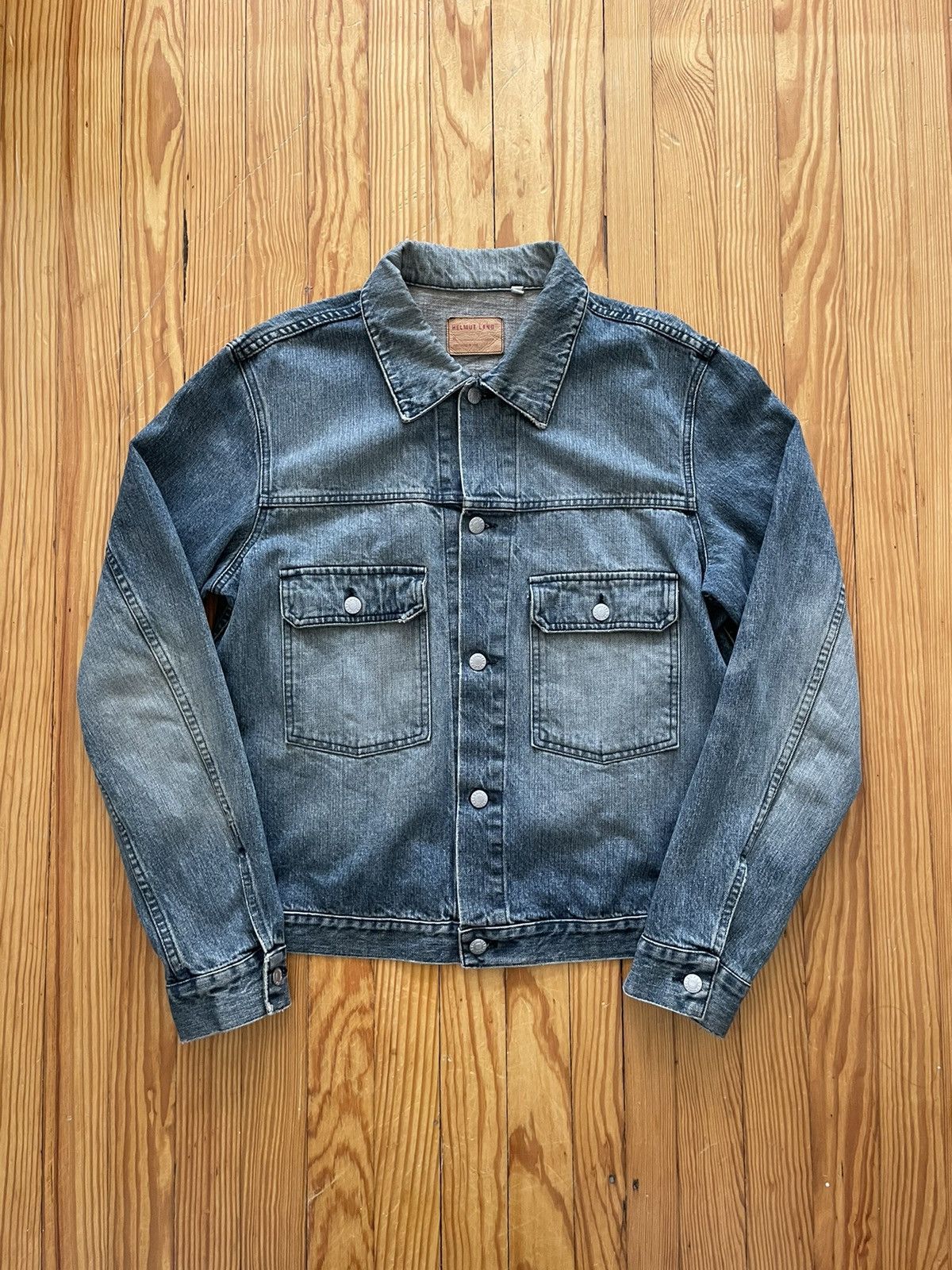 NEXT51｜D.F.L｜HELMUT LANG 03SS VINTAGE BROKEN DENIM LEATHER