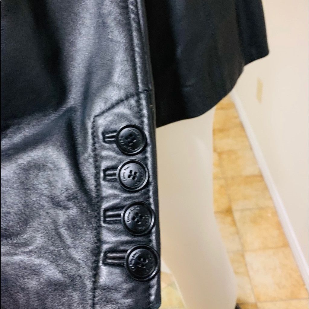 Calvin Klein - Calvin Klein Genuine Leather Black Size S Size S / US 4 / IT 40 - 5 Thumbnail
