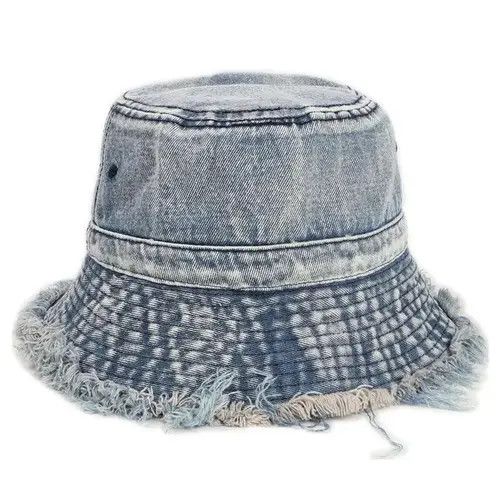 Japanese Brand Denim Bucket Hat Size ONE SIZE - 2 Thumbnail