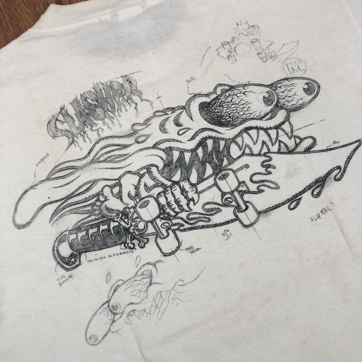 Santa Cruz Skateboards × Shorty's Skateboards × Vintage santa cruz skateboard t-shirt Size US S / EU 44-46 / 1 - 3 Thumbnail