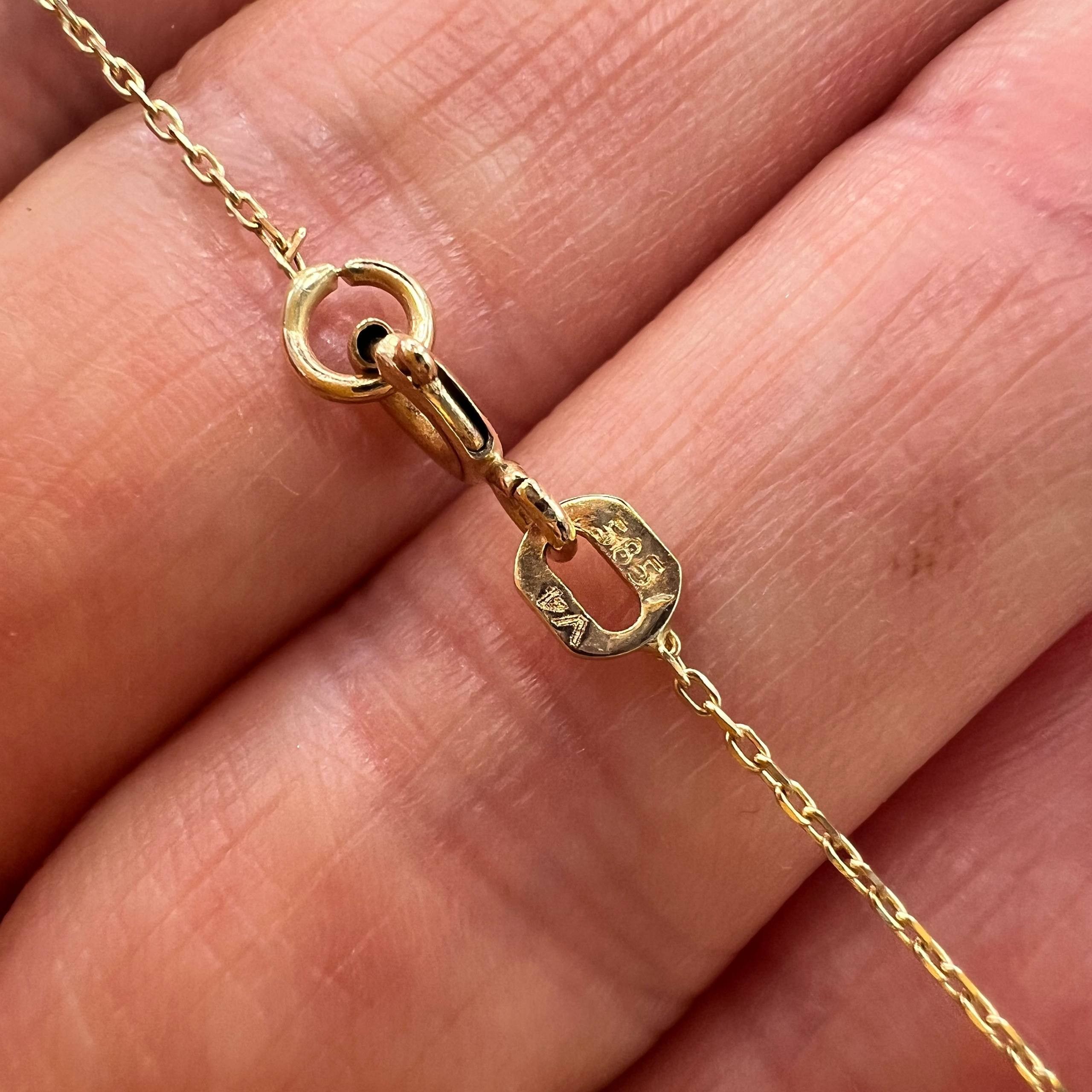 Other 14K Solid Gold Infinity Necklace & Stud Earrings Set 2.8g Size ONE SIZE - 7 Thumbnail
