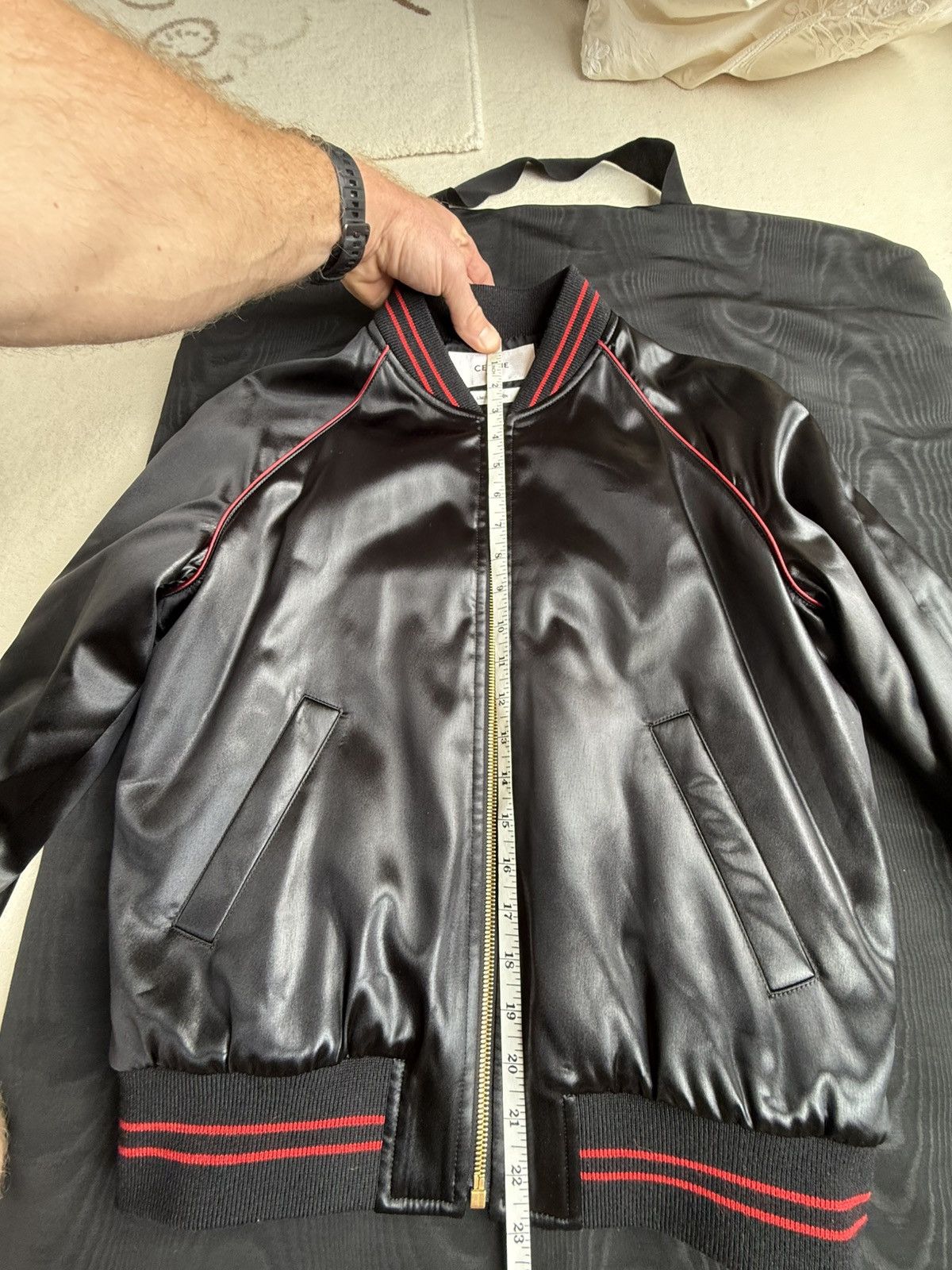 Celine × Hedi Slimane $6.5k FW23 Celine The Wiltern embroidered teddy jacket Hedi Size US S / EU 44-46 / 1 - 19 Thumbnail