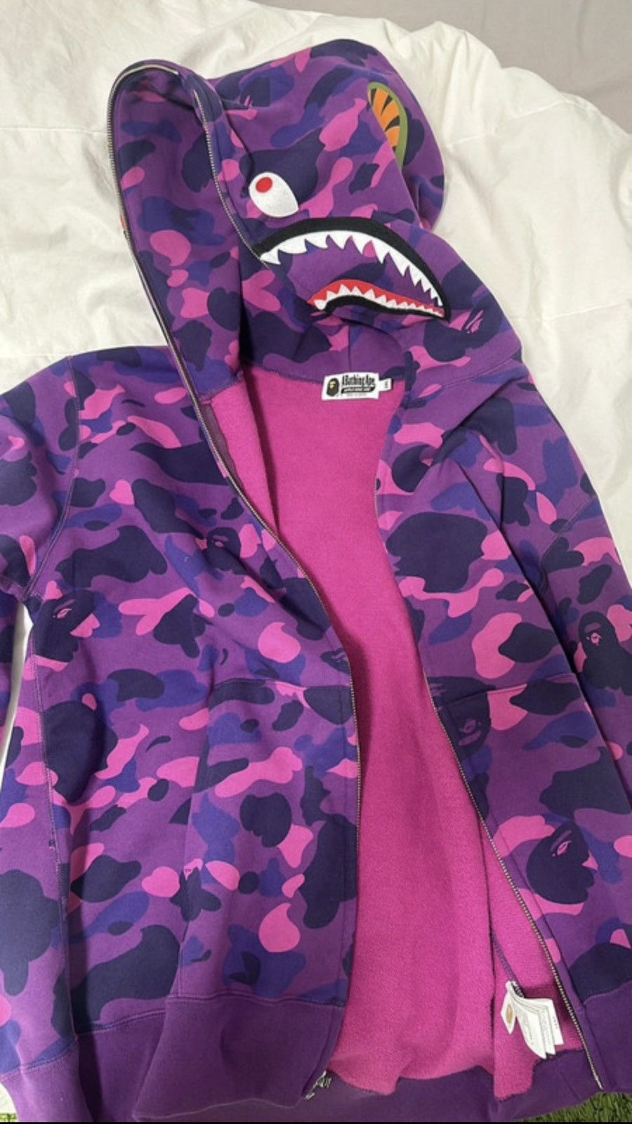Bape BAPE Color Camo Shark Full Zip Hoodie Size US XXL / EU 58 / 5 - 1 Thumbnail