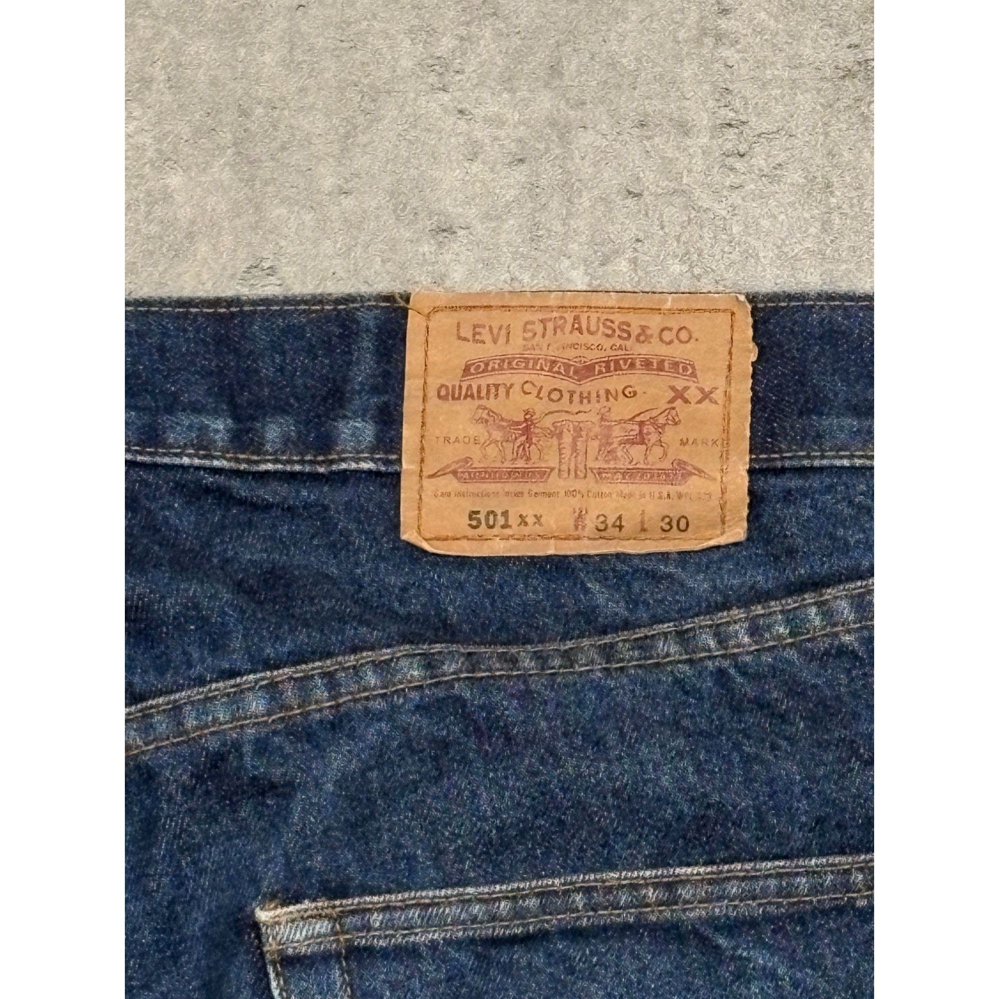 Levi's Vintage Levis 501 Distressed Raw Hem Denim Jeans 34x30 stree Size US 34 / EU 50 - 11 Thumbnail