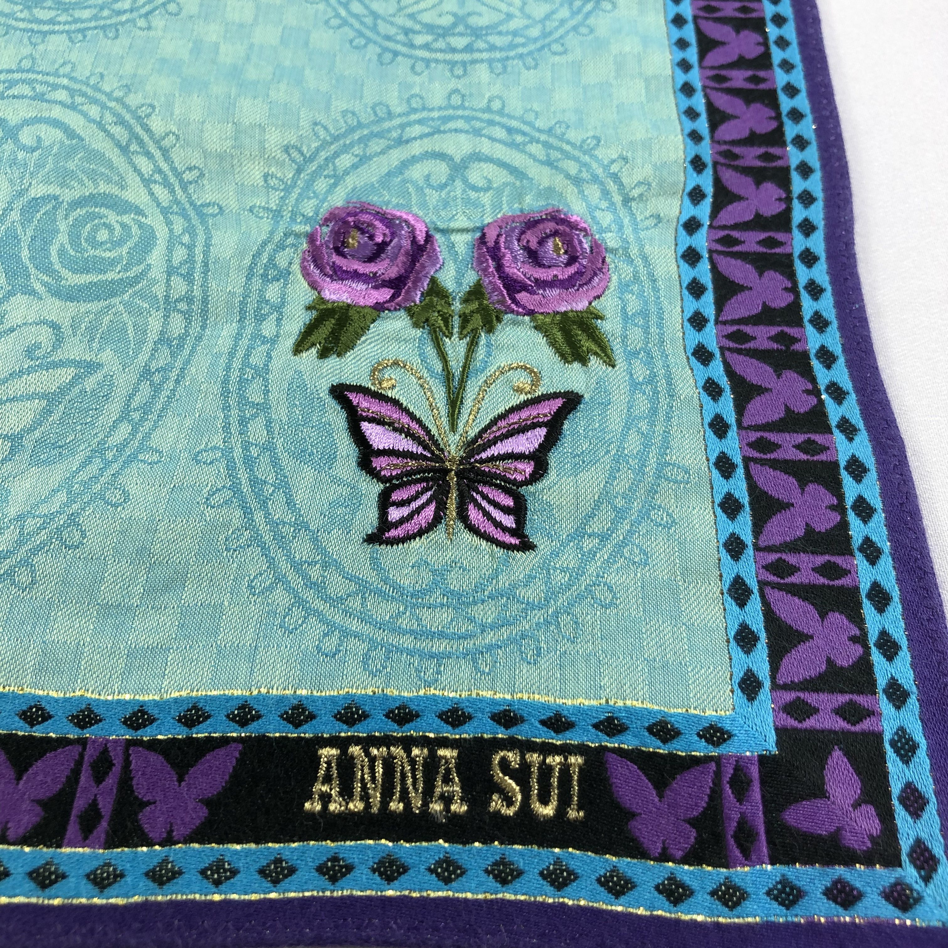 Anna Sui Anna Sui Handkerchief Neckerchief Bandana H1934 Size ONE SIZE - 4 Thumbnail