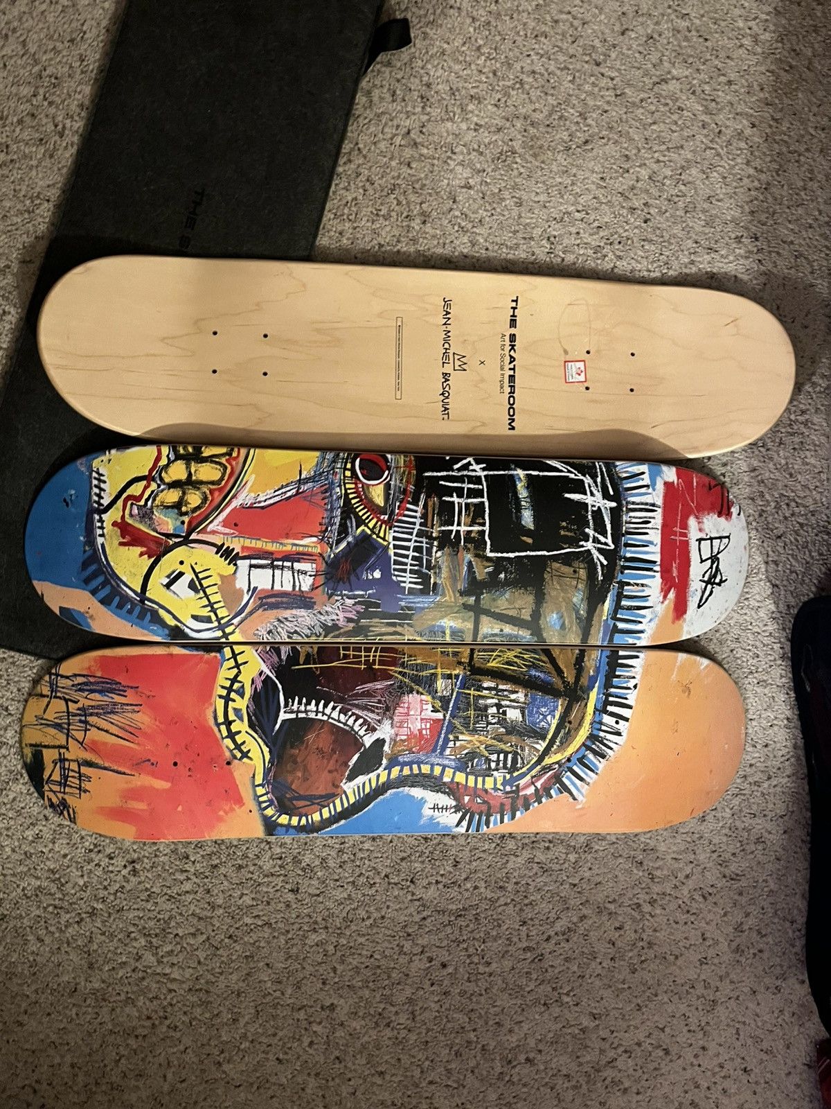 Jean-Michel Basquiat Jean-Michel Basquiat “Skull” × The Skate Room Skateboard Set Size ONE SIZE - 4 Thumbnail