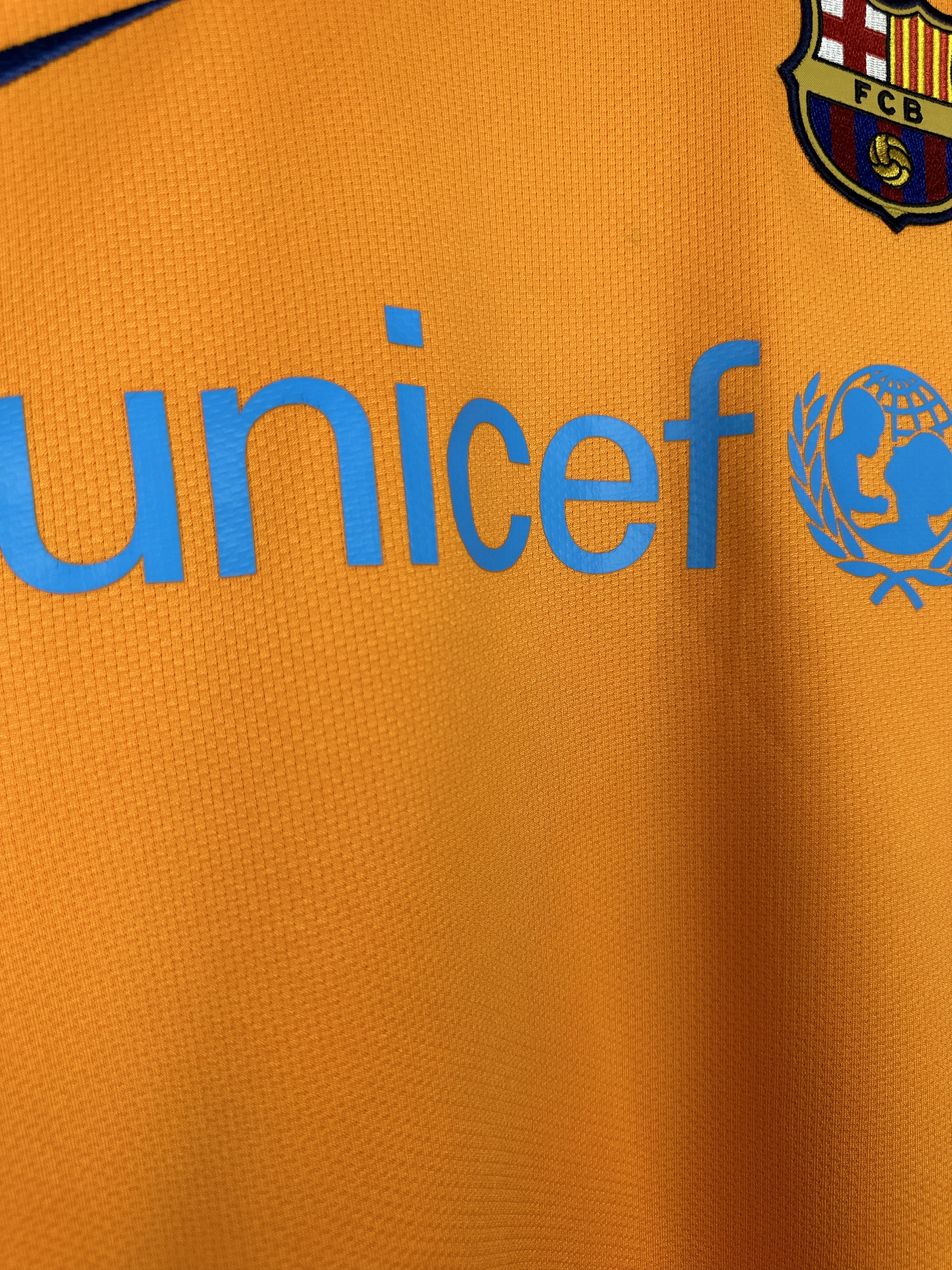Nike Barcelona 2006 Away Soccer Jersey Football Shirt Size US L / EU 52-54 / 3 - 8 Thumbnail