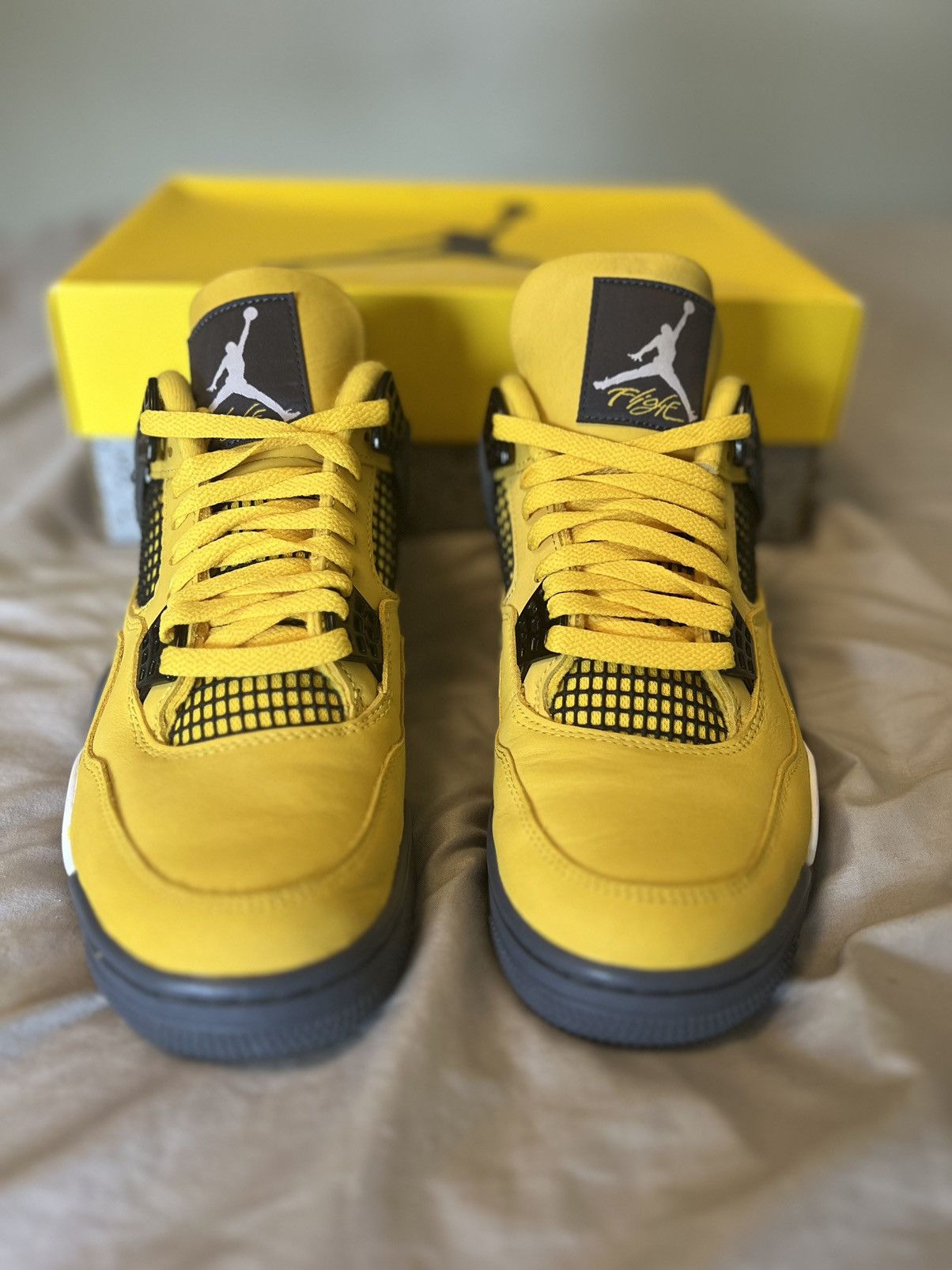 Jordan Brand × Nike Jordan 4 “Lighting” Size US 8 / EU 41 - 1 Thumbnail