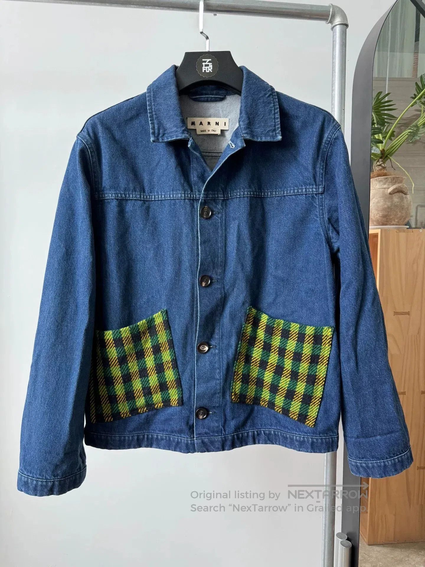 Marni Marni Denim Wool Jacket with Color Block. Size US M / EU 48-50 / 2 - 1 Thumbnail