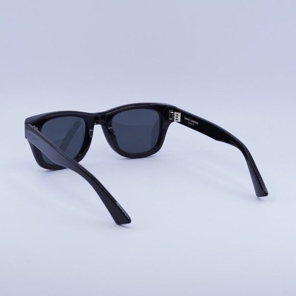 Saint Laurent Paris 🕶️ New Saint Laurent SL801 001 Sunglasses - Shiny Black Size ONE SIZE - 9 Thumbnail