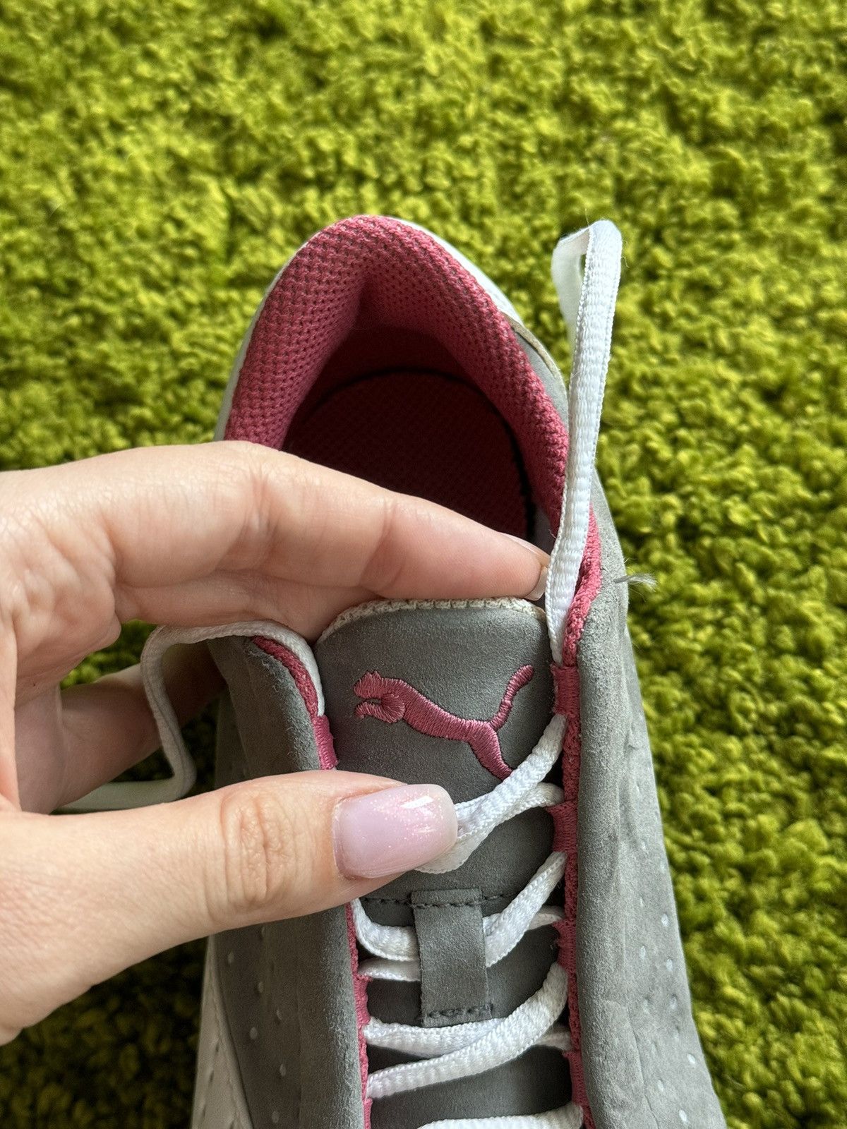 Designer × Puma × Vintage Puma 2000s vintage real leather sneakers Y2K Size US 8 / IT 38 - 5 Thumbnail