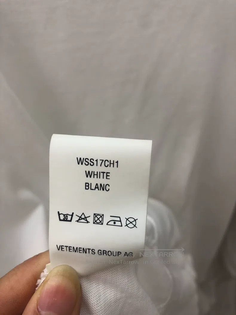 Vetements Vetements White irregular top Size US XS / EU 42 / 0 - 8 Thumbnail