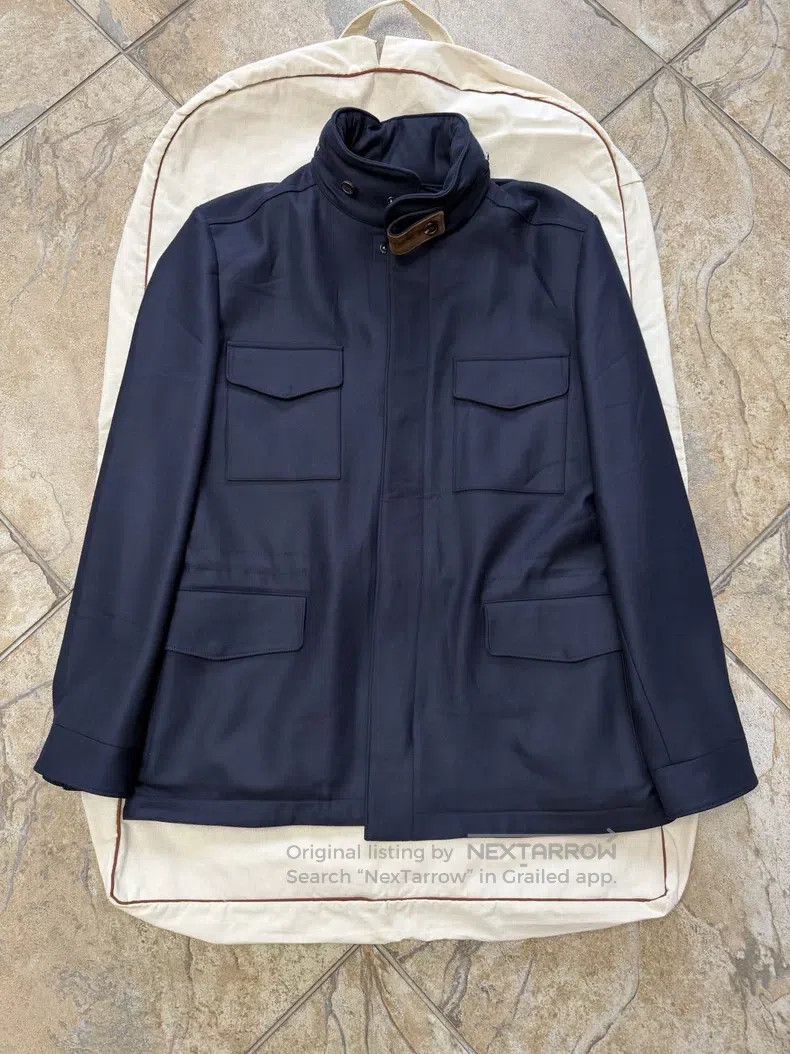 Loro Piana Loro Piana Navy blue Size US L / EU 52-54 / 3 - 1 Thumbnail