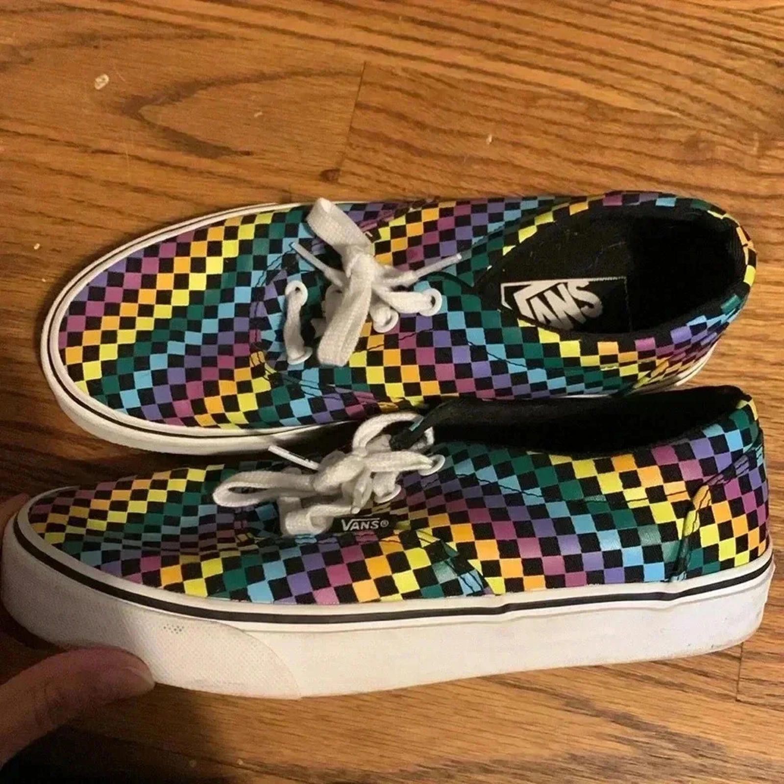 Vans Vans rainbow checkered 🌈 Size US 7 / IT 37 - 5 Thumbnail