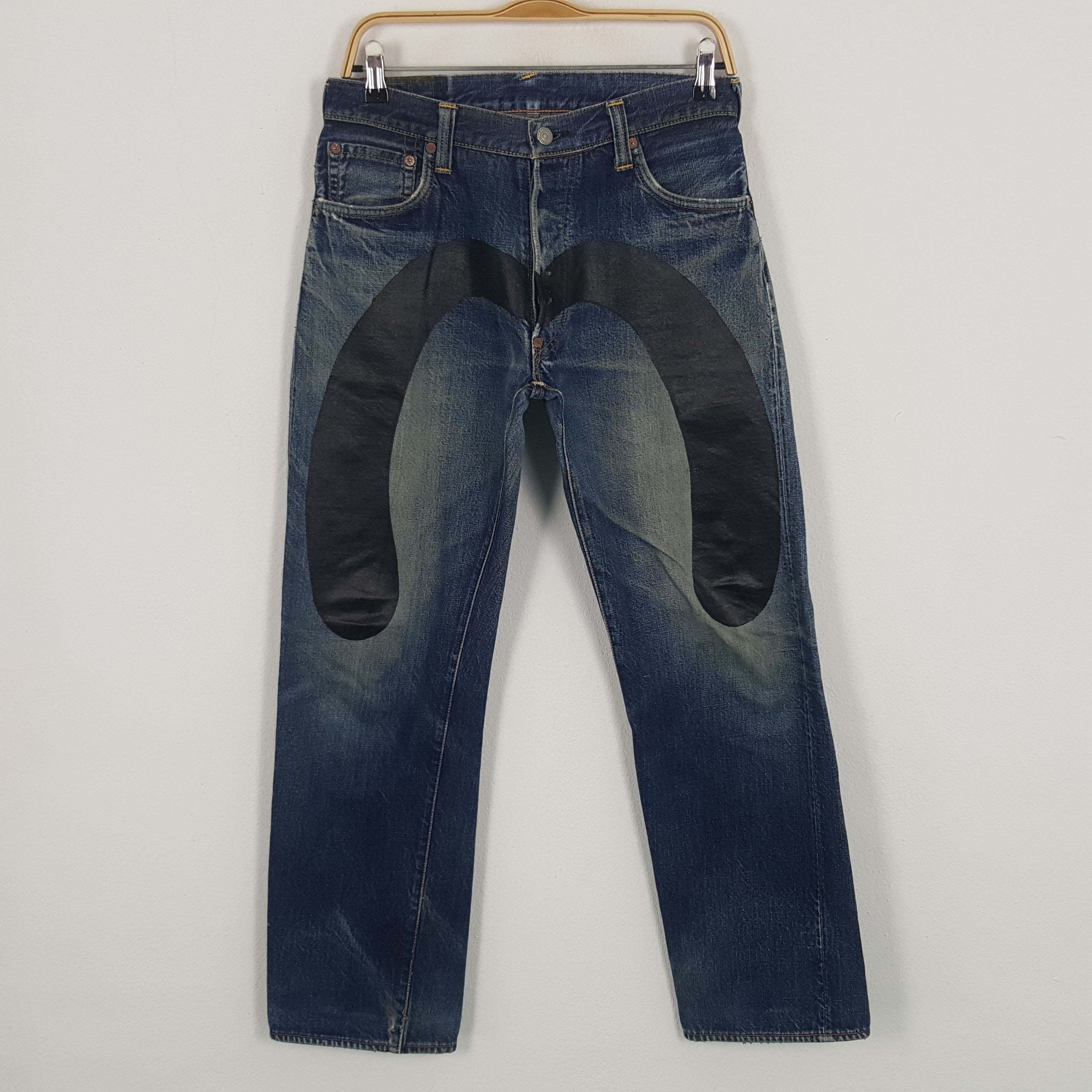 Evisu × Japanese Brand Vintage Evisu Japan Selvedge Custom Daicock Denim Jeans Size US 29 - 1 Thumbnail