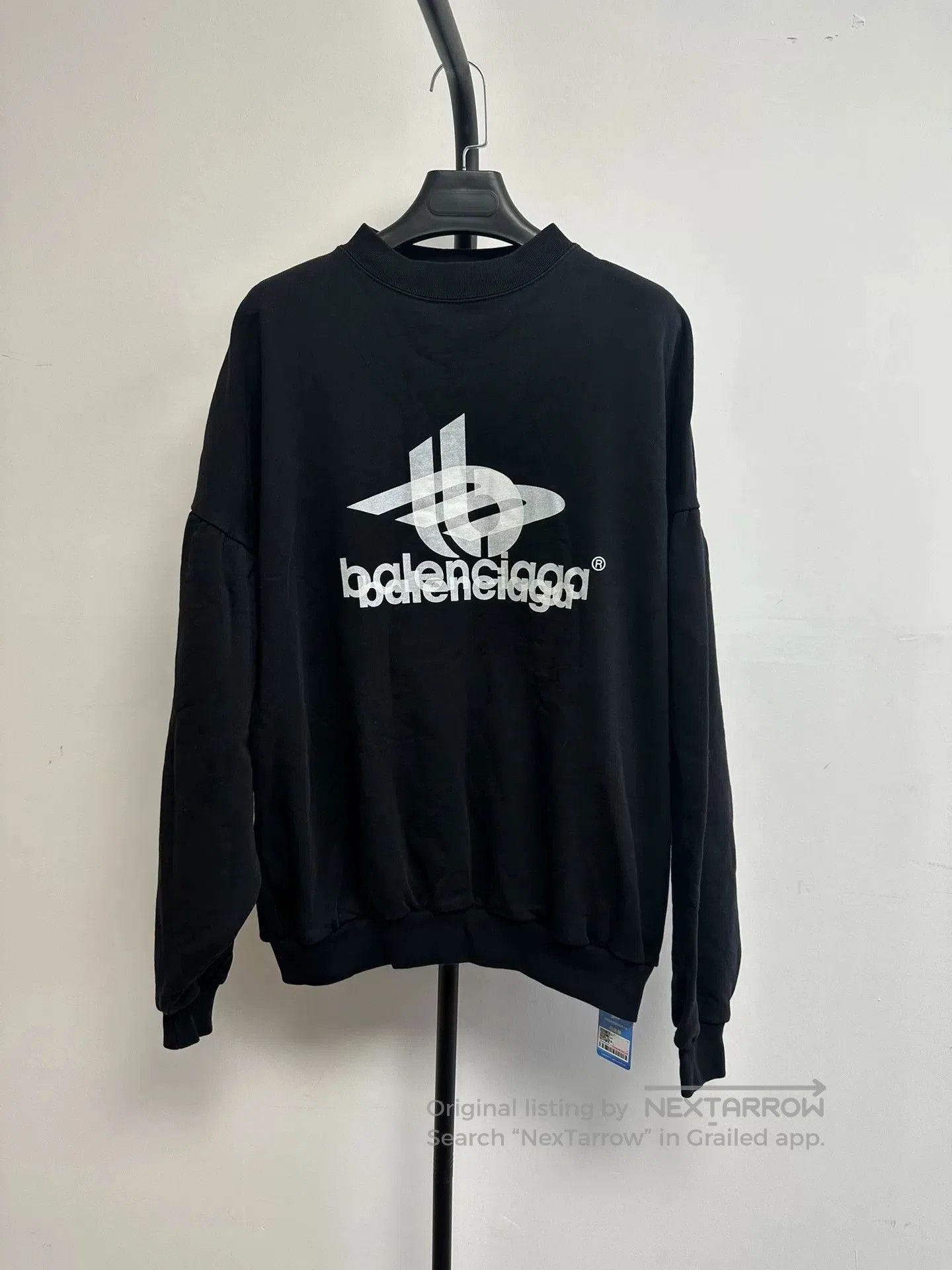 Balenciaga Balenciaga Printed Casual Pullover Sweatshirt. Size US S / EU 44-46 / 1 - 1 Thumbnail