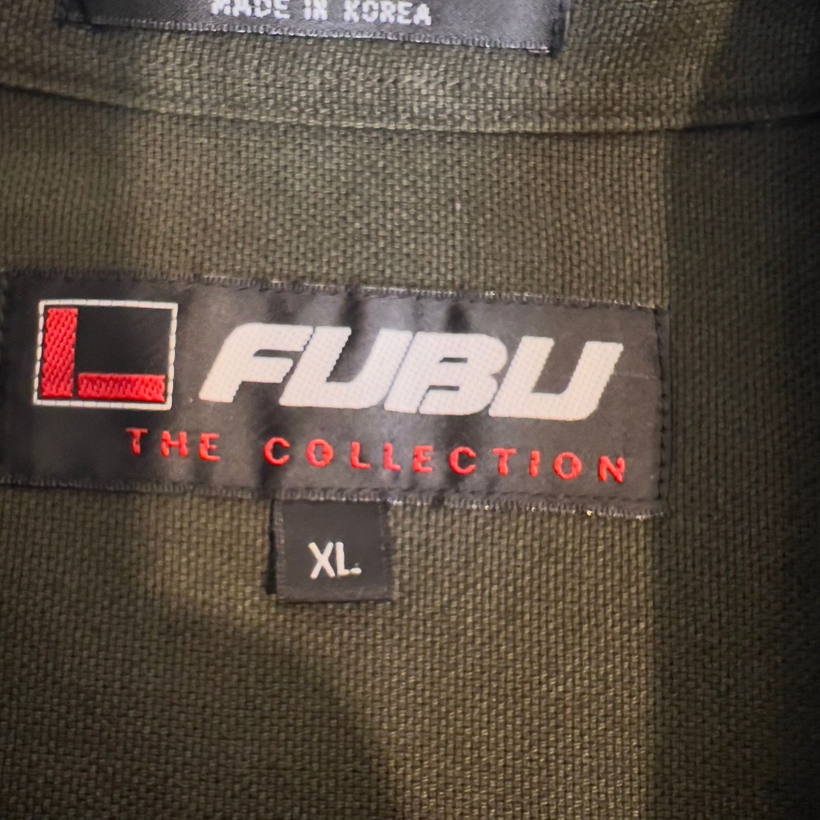 Fubu FUBU The Collection Sport Button Down Shirt Men's XL Green Size US XL / EU 56 / 4 - 2 Thumbnail