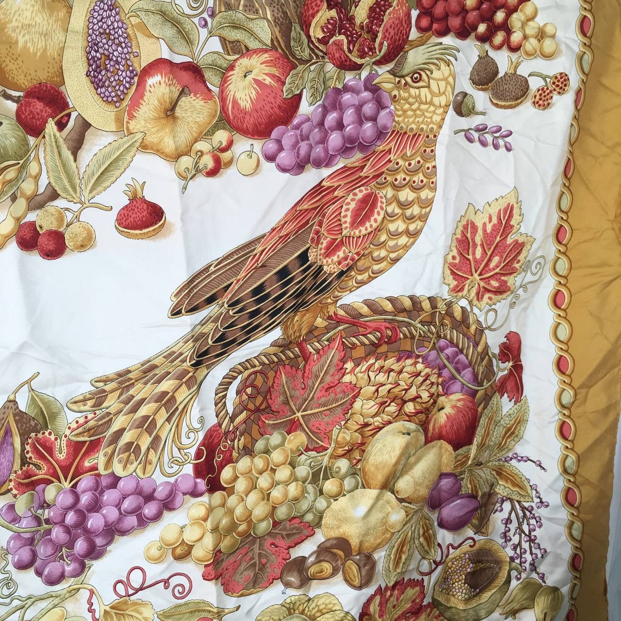 Salvatore Ferragamo Salvatore Ferragamo Animal Print Multicolour Silk Scarf Size ONE SIZE - 24 Thumbnail