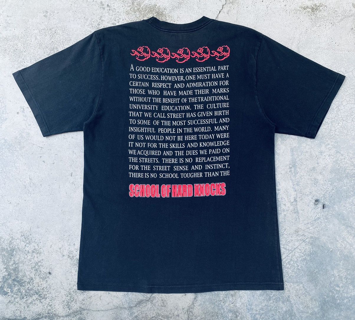 Vintage Vintage School Of Hard Knocks Rap Tees Size US L / EU 52-54 / 3 - 2 Thumbnail