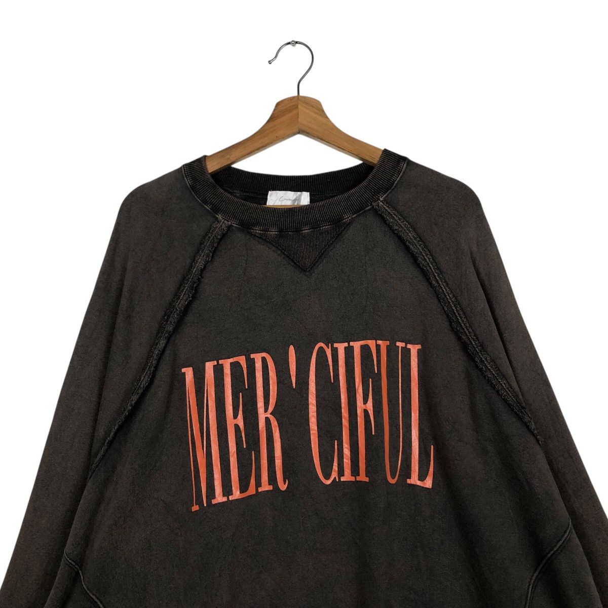 Japanese Brand Vintage Sweatshirt Mer'Giful Big Logo Spell Out IsseyMiyake Size US L / EU 52-54 / 3 - 4 Thumbnail