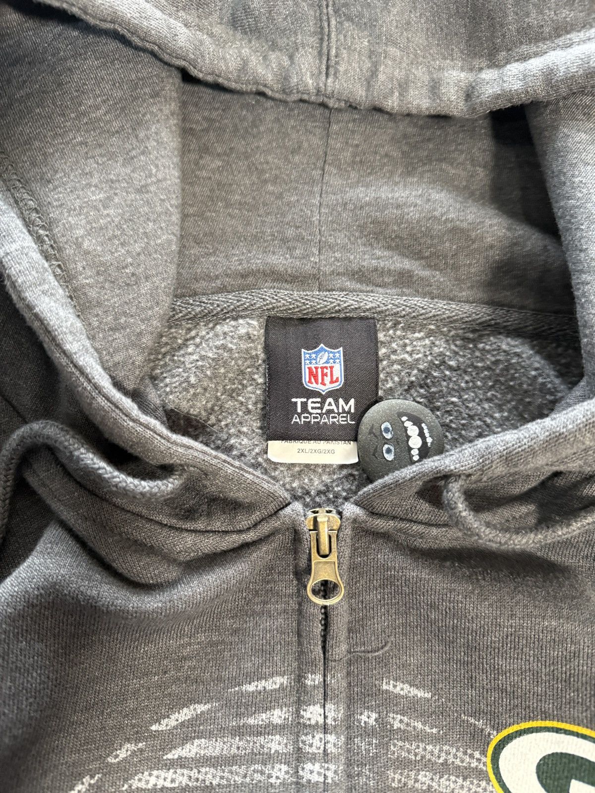 NFL Green Bay packers zip up sweatshirt Size US XXL / EU 58 / 5 - 3 Thumbnail