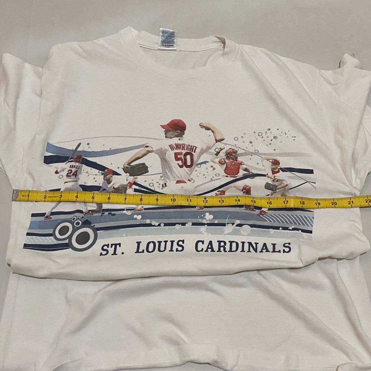 Delta Vintage ST Louis Cardinals Tshirt baseball MLB wainwright Size US XL / EU 56 / 4 - 8 Thumbnail