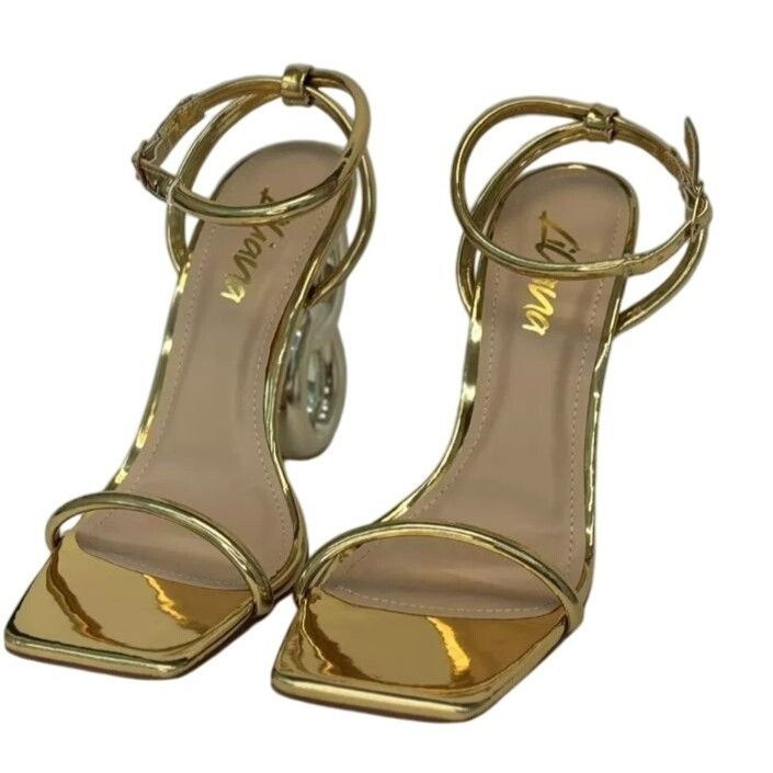 Other LILIANA / Duet-2 /Gold Metallic / Heeled Sandals / With Uni Size US 10 / IT 40 - 3 Thumbnail
