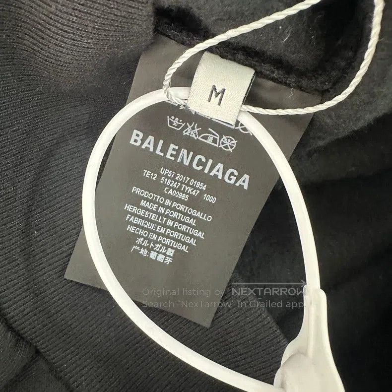 Balenciaga Balenciaga Letter printed solid color long sleeve hooded s Size M / US 6-8 / IT 42-44 - 5 Thumbnail