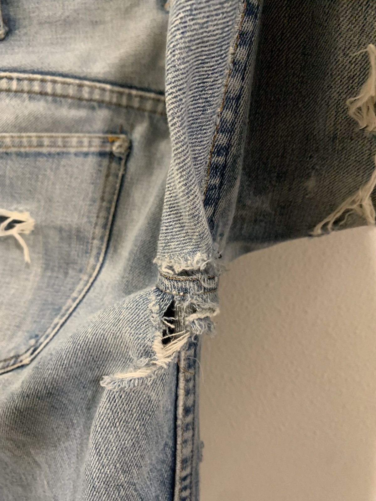 Levi's 70"s distressed flared levi orange tabs Size US 29 - 9 Thumbnail