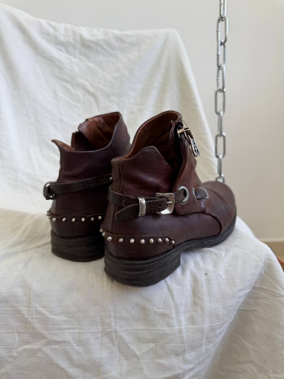 A.S.98 Avant Garde A.S. 98 Guidi Style Distressed Leather Boots Size US 7 / IT 37 - 9 Thumbnail