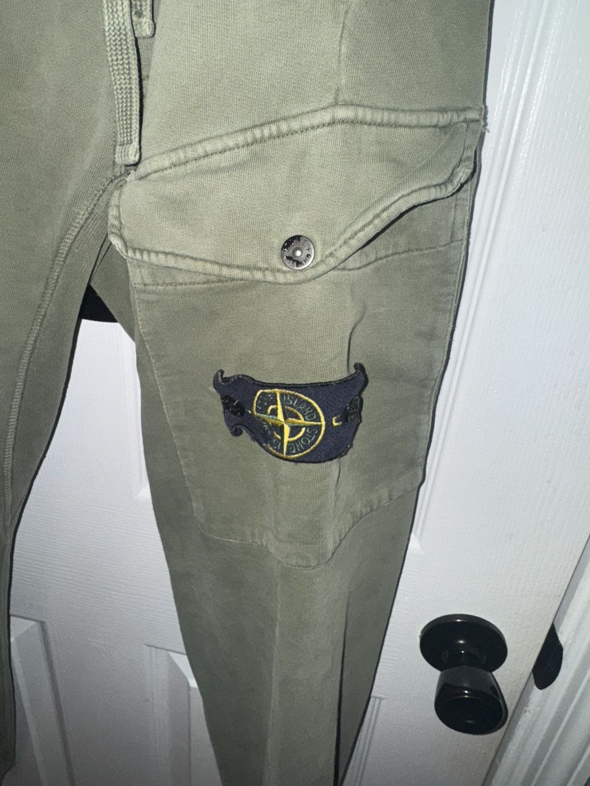 Stone Island Stone Island Olive Green Sweatpants Size US 32 / EU 48 - 2 Thumbnail