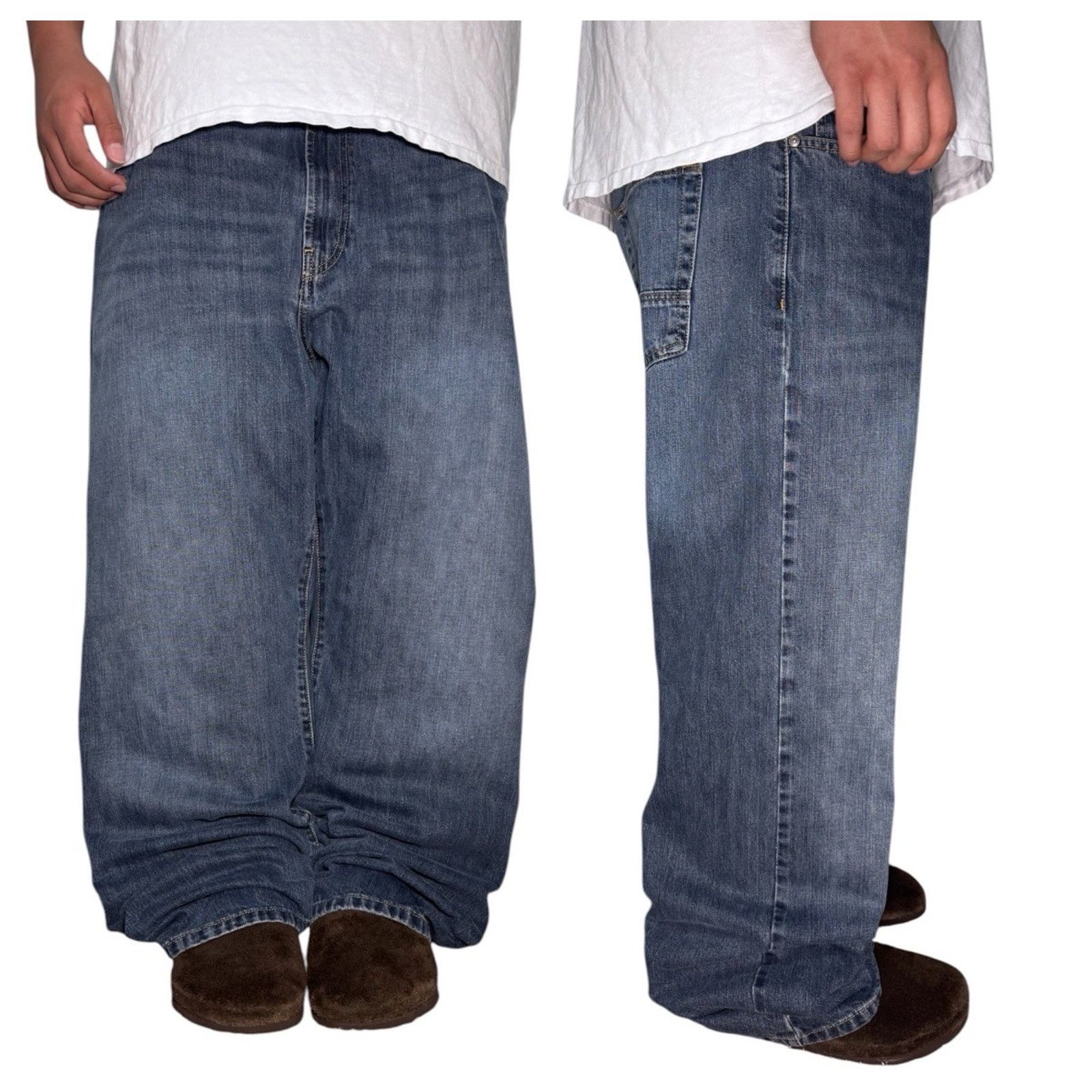 Nautica Loose Fit Nautica y2k Jeans 42x30 Wide Leg Skater Type Size US 42 / EU 58 - 1 Thumbnail