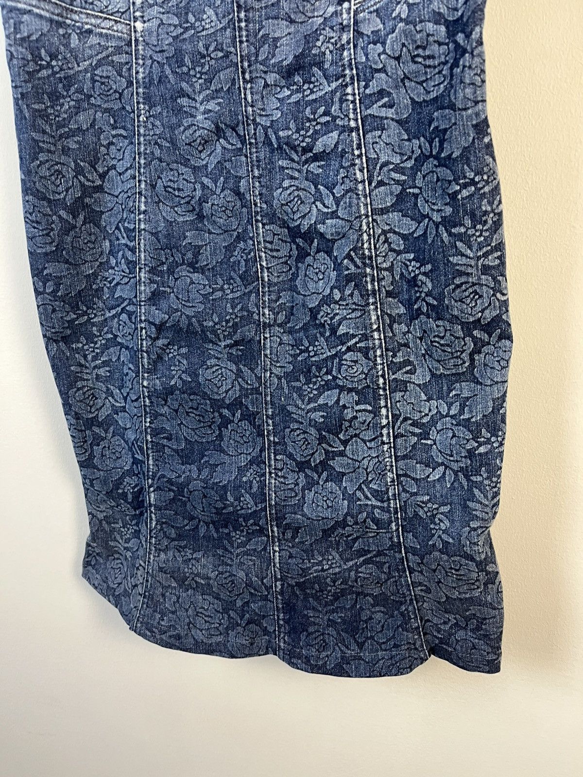 Miss Sixty Miss Sixty Y2K Denim Cotton Mini Dress Made in Italy Size S / US 4 / IT 40 - 4 Thumbnail