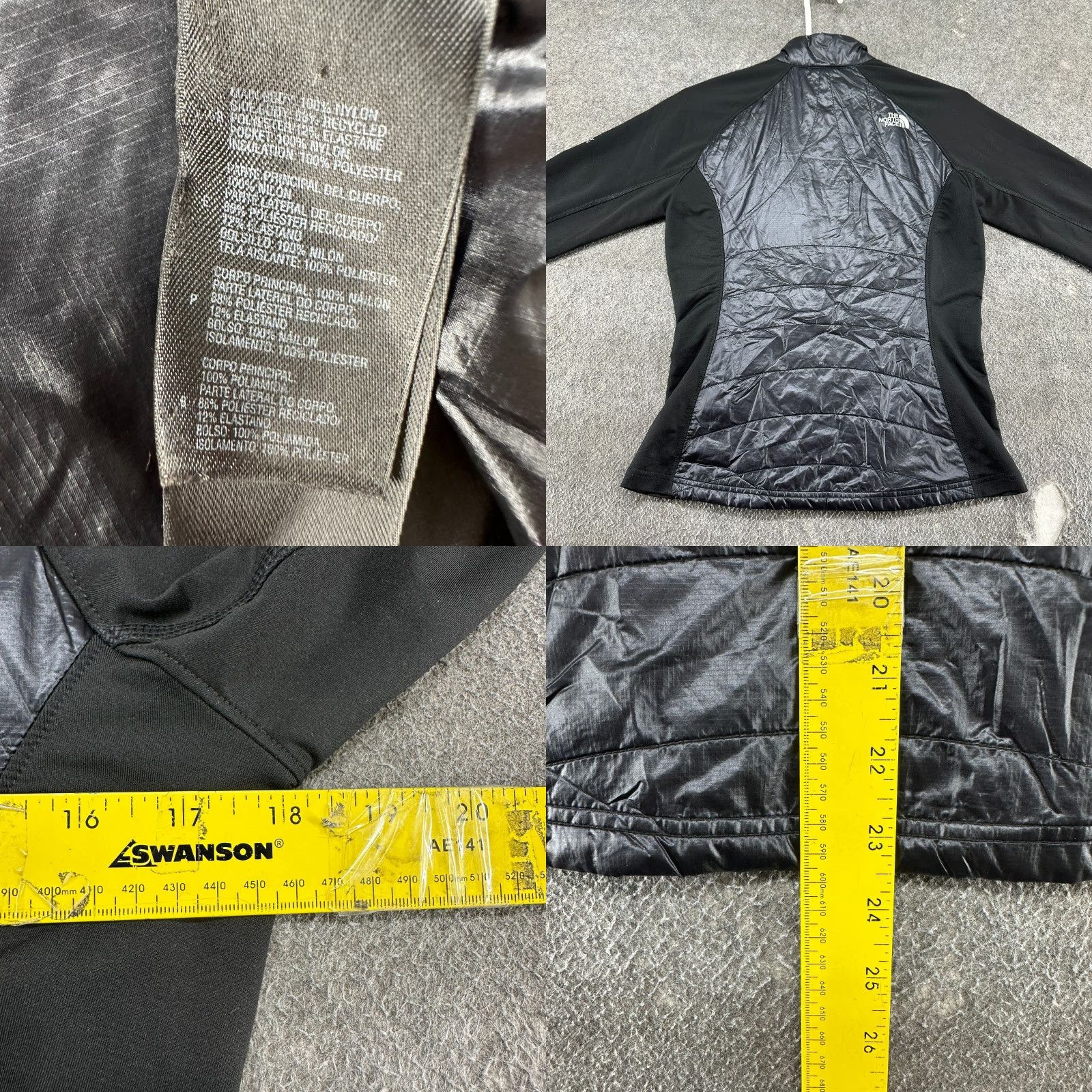 The North Face The North Face Jacket Womens Small Black Full Zip Flight Series Primaloft Quilted Size S / US 4 / IT 40 - 8 Thumbnail