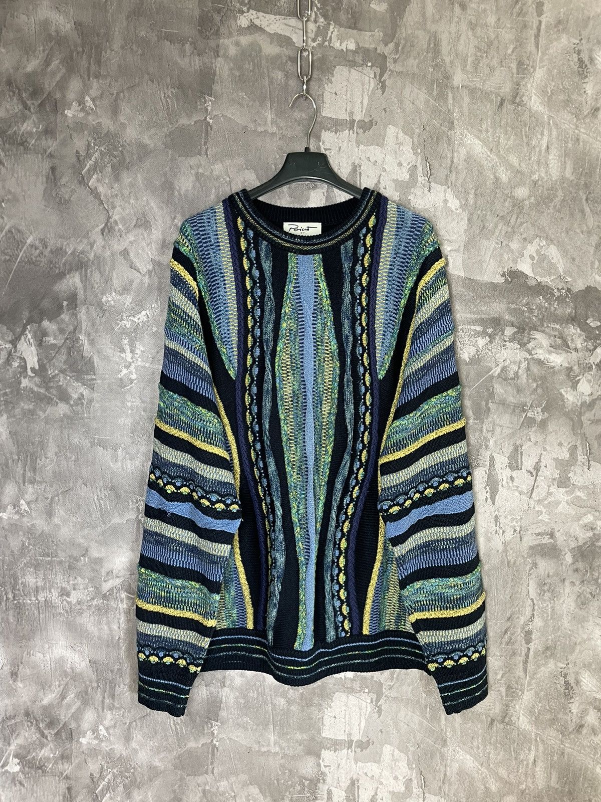 Other Vintage Coogi style y2k hype streetwear style sweater Size US L / EU 52-54 / 3 - 1 Thumbnail