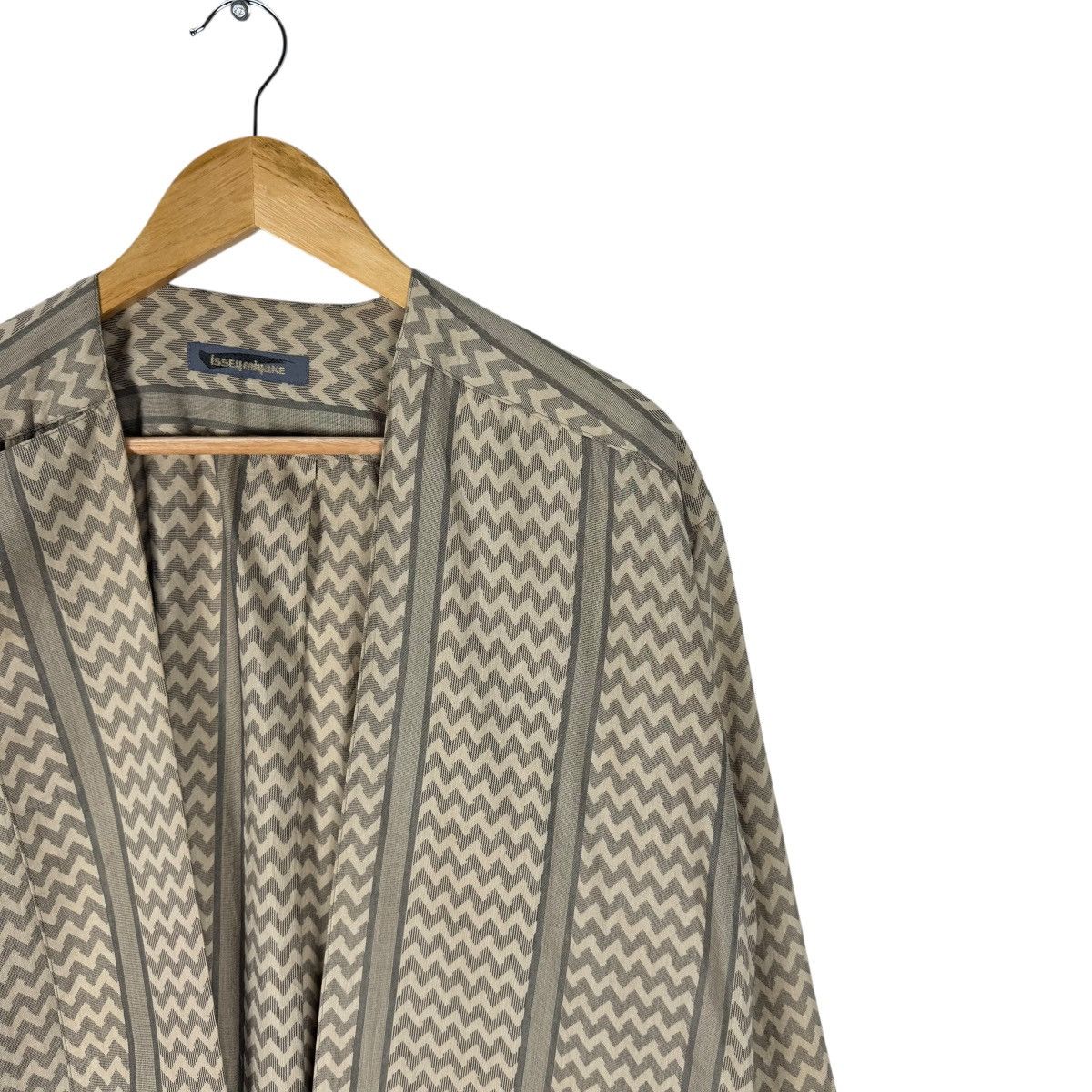 Issey Miyake 🌟80s ISSEY MIYAKE STRIPED WOMEN CARDIGAN Size M / US 6-8 / IT 42-44 - 4 Thumbnail