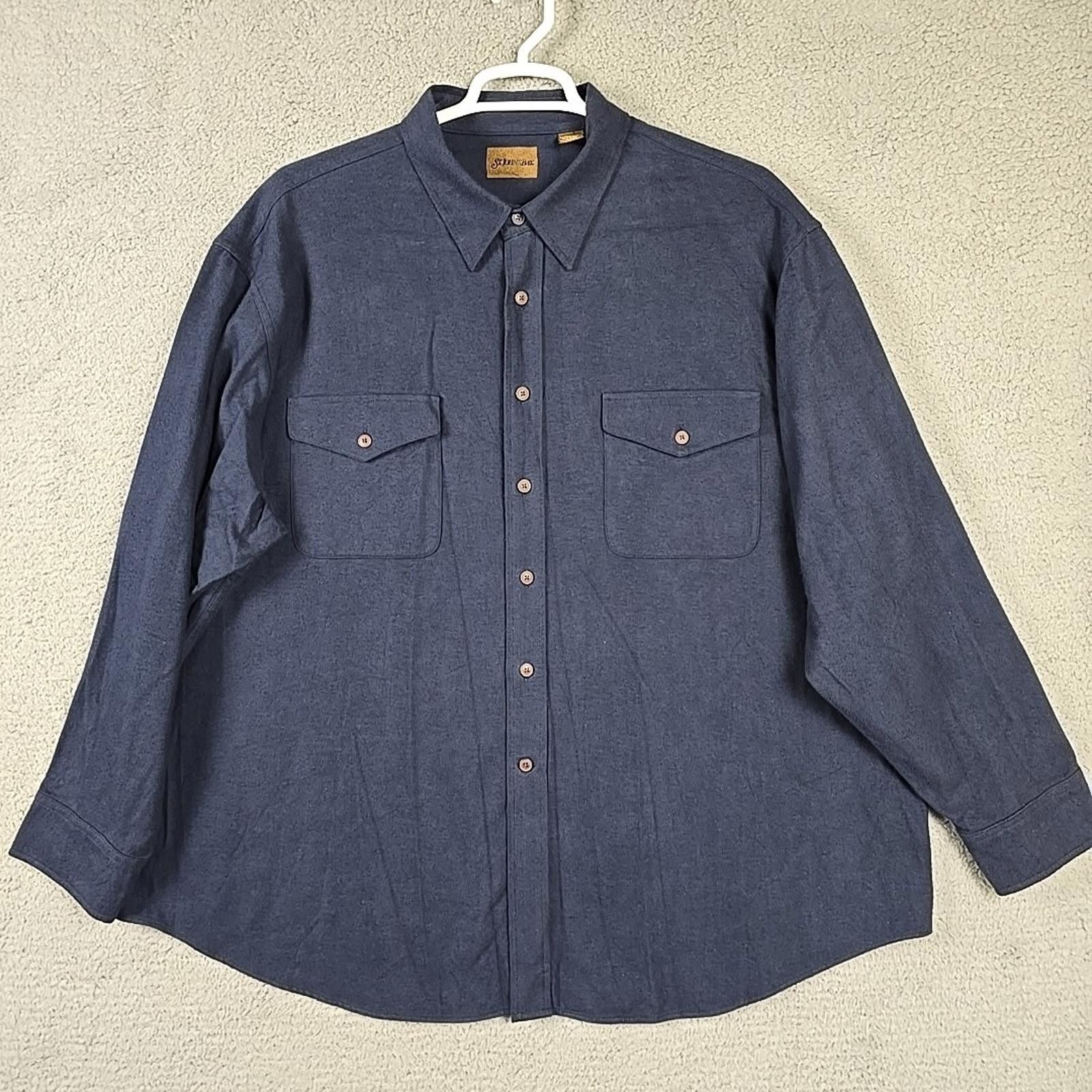 St. Johns Bay St Johns Bay Shirt Men 2XL Blue Heavy Flannel Workwear Size US XXL / EU 58 / 5 - 1 Thumbnail