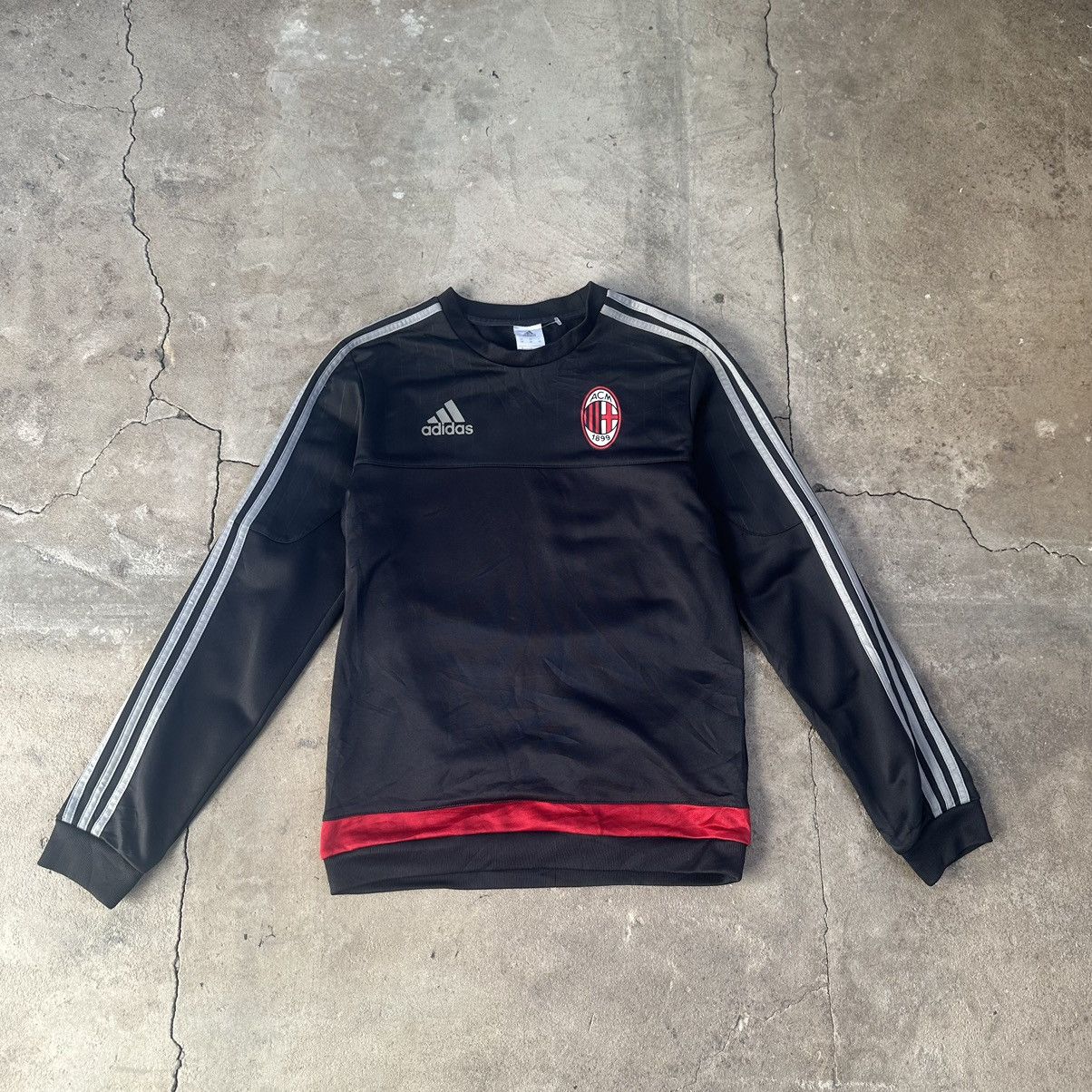 Adidas Vintage AC MILAN Training L/S Jersey Shirt Drill ACM Size US S / EU 44-46 / 1 - 1 Thumbnail