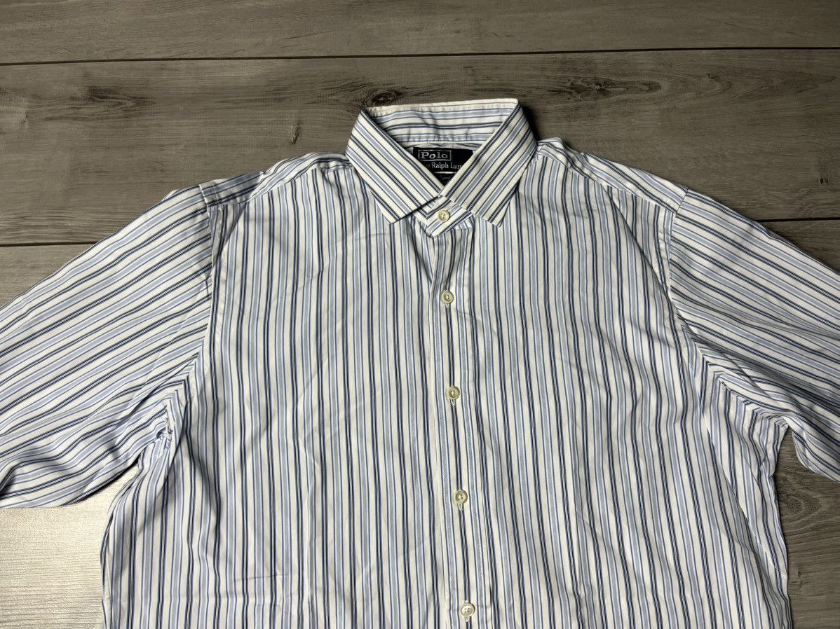 Polo Ralph Lauren Polo Ralph Lauren Regent striped shirt cufflinks size 16 1/2 Size US XL / EU 56 / 4 - 3 Thumbnail