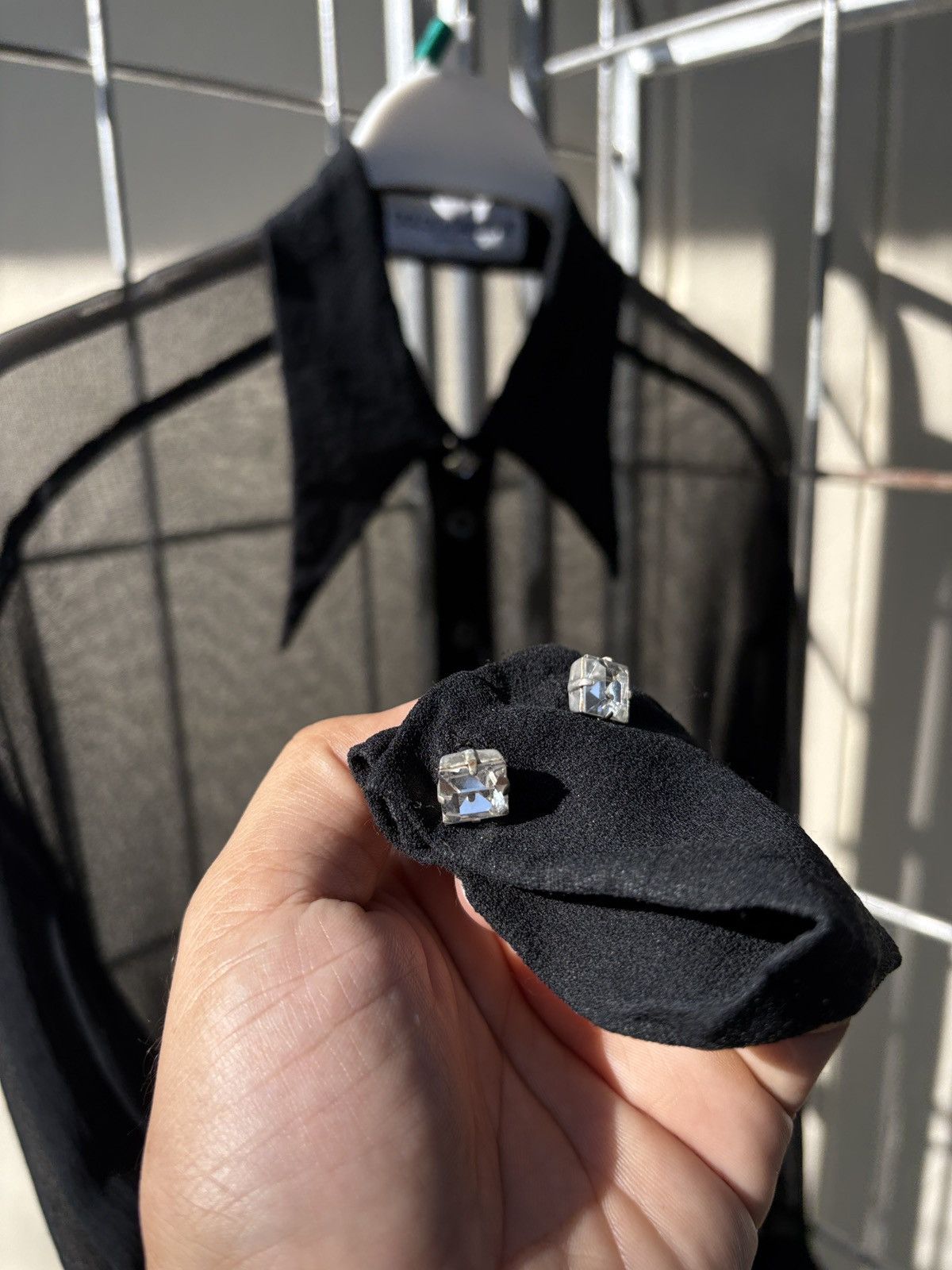 Dolce & Gabbana Dolce & Gabbana chiffon black shirt Size M / US 6-8 / IT 42-44 - 6 Thumbnail