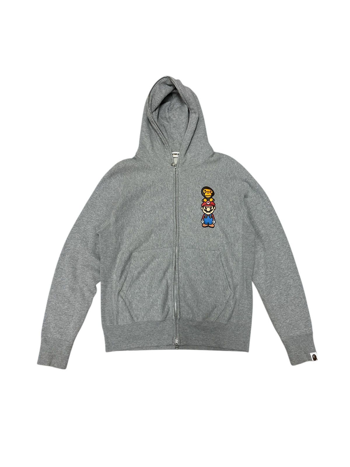 VINTAGE BAPE X MARIO NINTENDO HOODIE