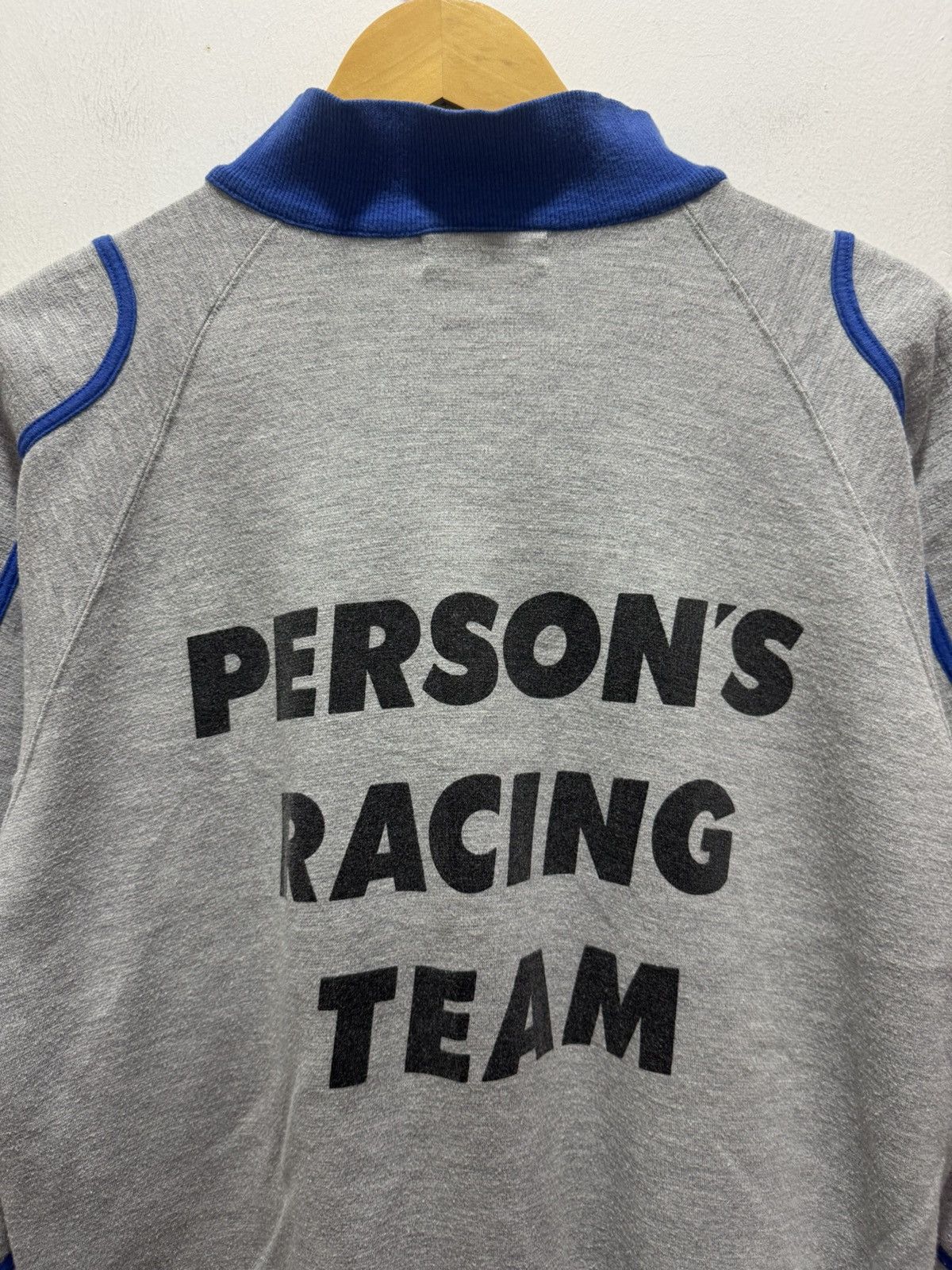 PERSON'S VINTAGE PERSON’S RACING TEAM HALF ZIP SWEATER Size US S / EU 44-46 / 1 - 3 Thumbnail