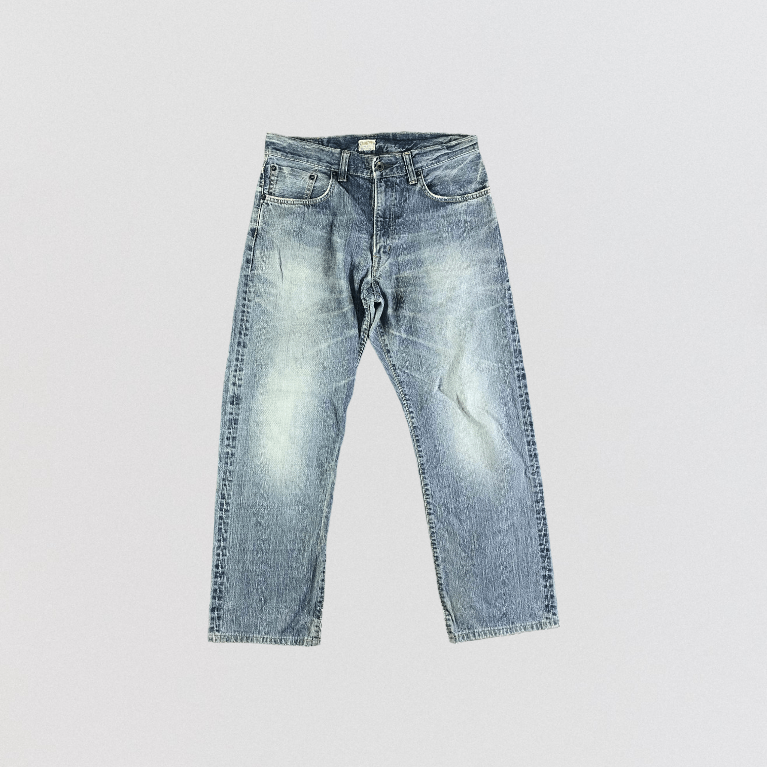 Edwin Vintage Blue Wash Edwin 505 Selvedge Jeans-JM3677 Size US 34 / EU 50 - 1 Thumbnail
