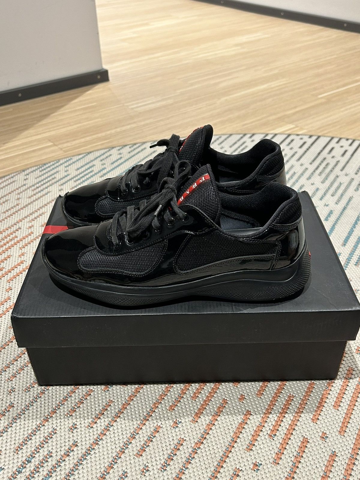 Prada Prada Americas Cup Black Size US 11.5 / EU 44-45 - 2 Thumbnail